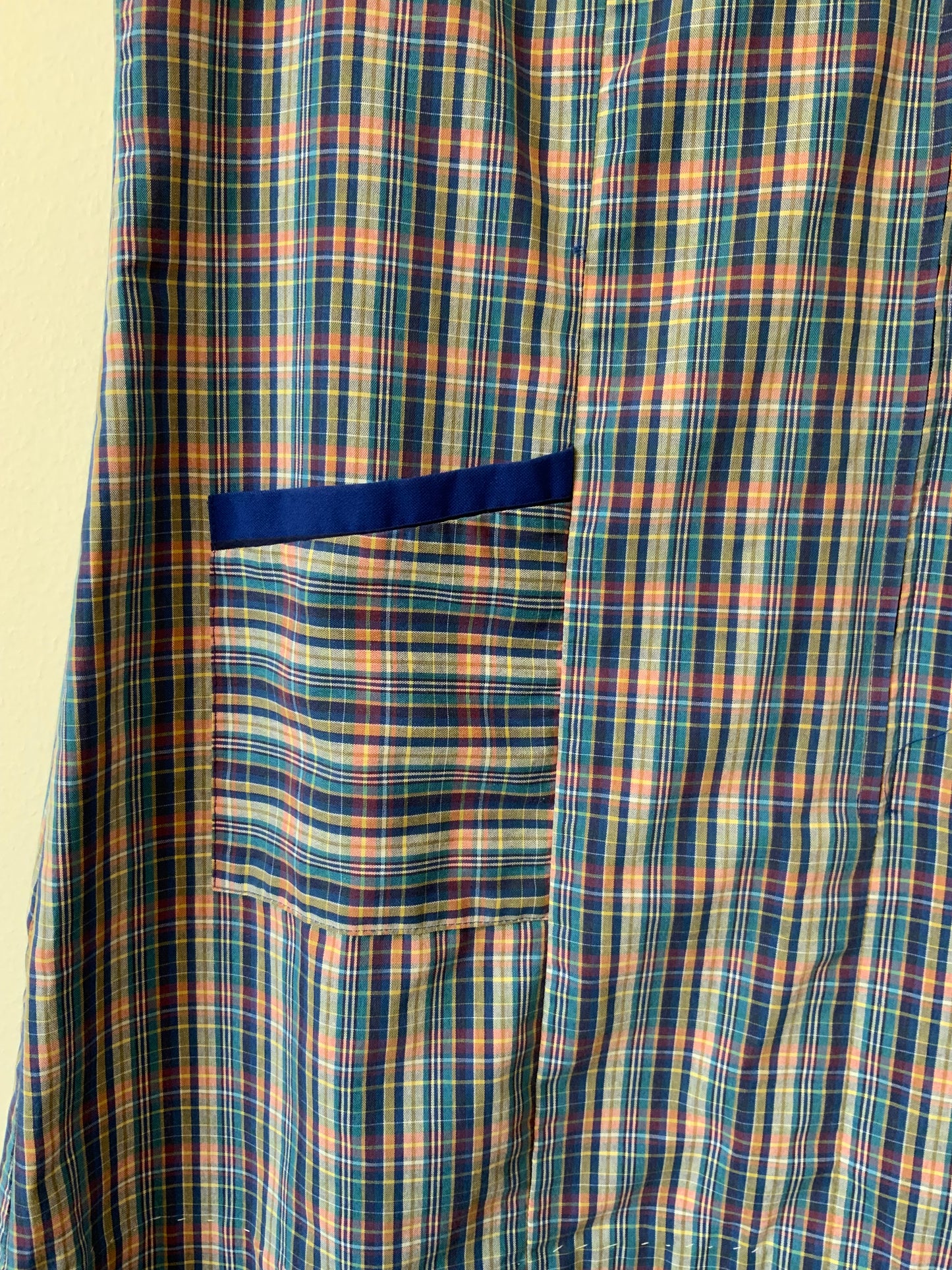Blouse carreaux Ecossais Vintage 1970- T50