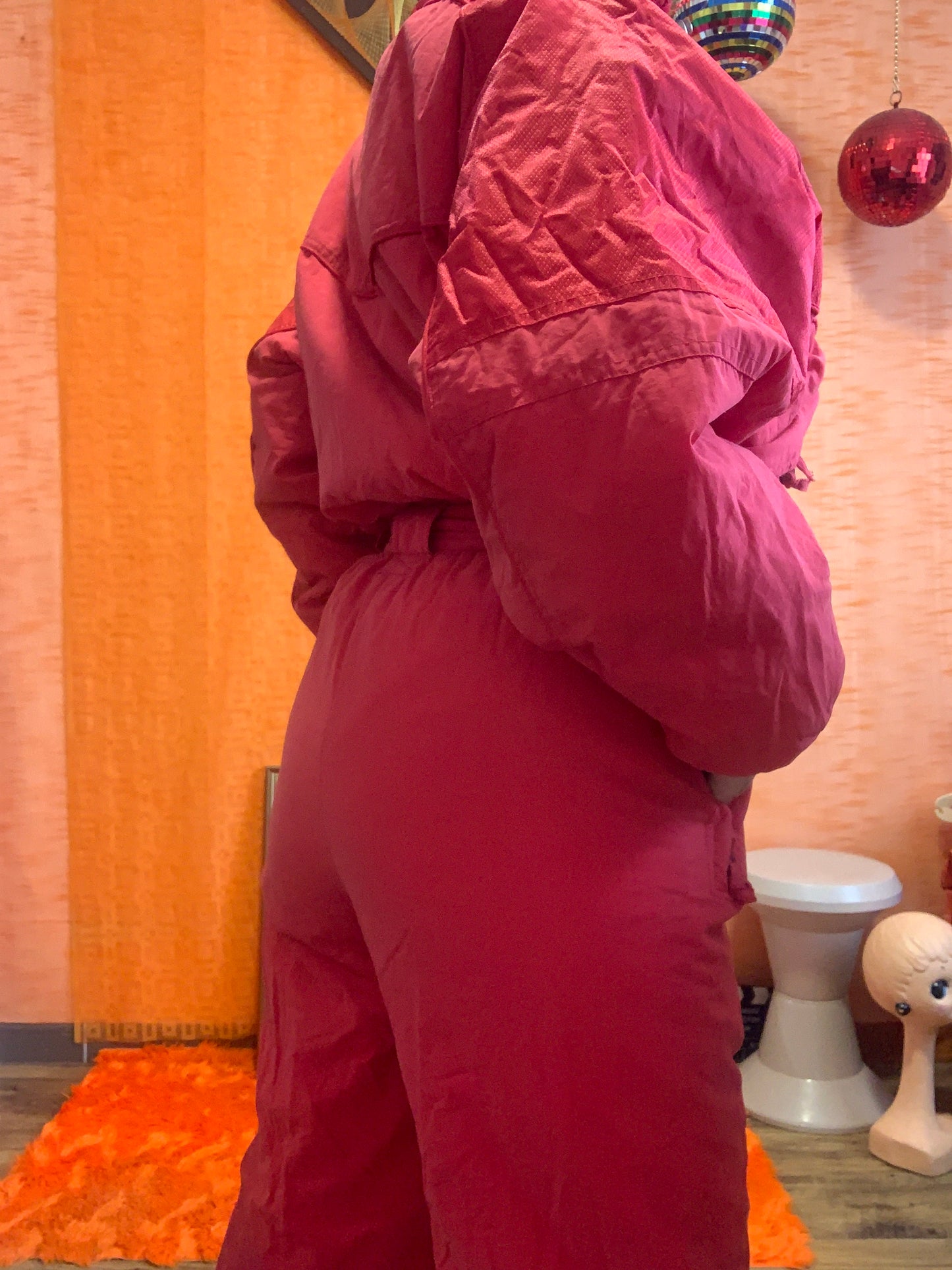 Combinaison de Ski Vintage 2000 Rouge 🌹