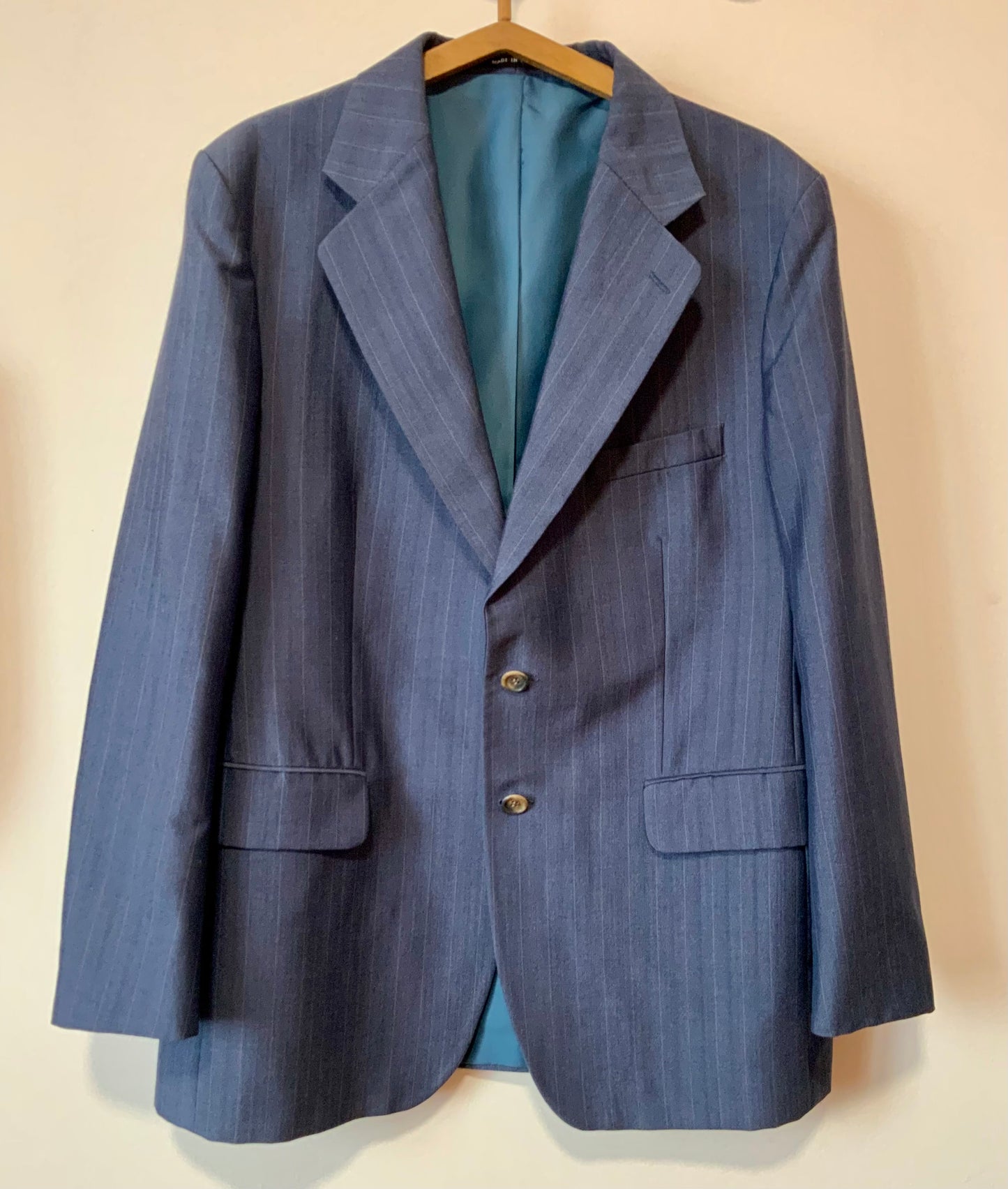 Blazer Veste rayures Vintage France 1970 -T46