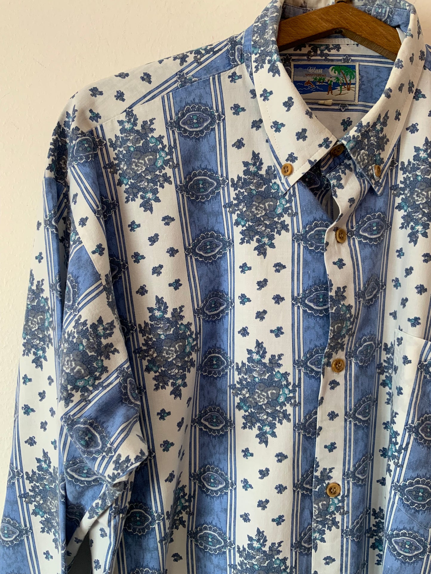 Chemise Provençale Vintage 1980- T50 TU