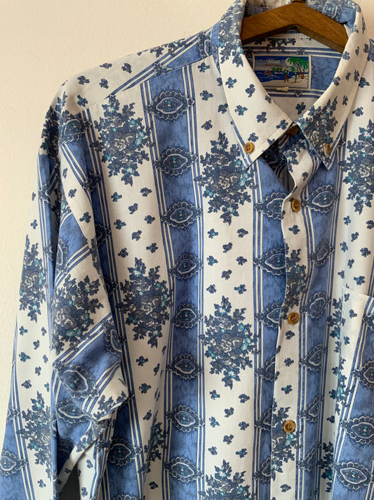 Chemise Provençale Vintage 1980- T50 TU