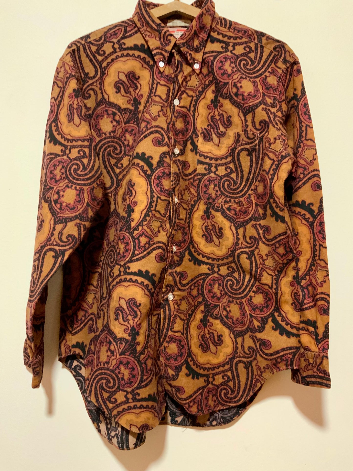 Chemise Canadienne Vintage Moutarde