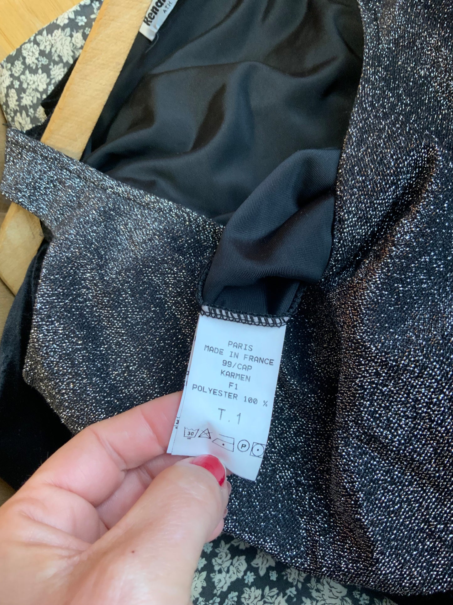 Robe Longue Élégance Vintage 1990 Renatto Bene France - T1