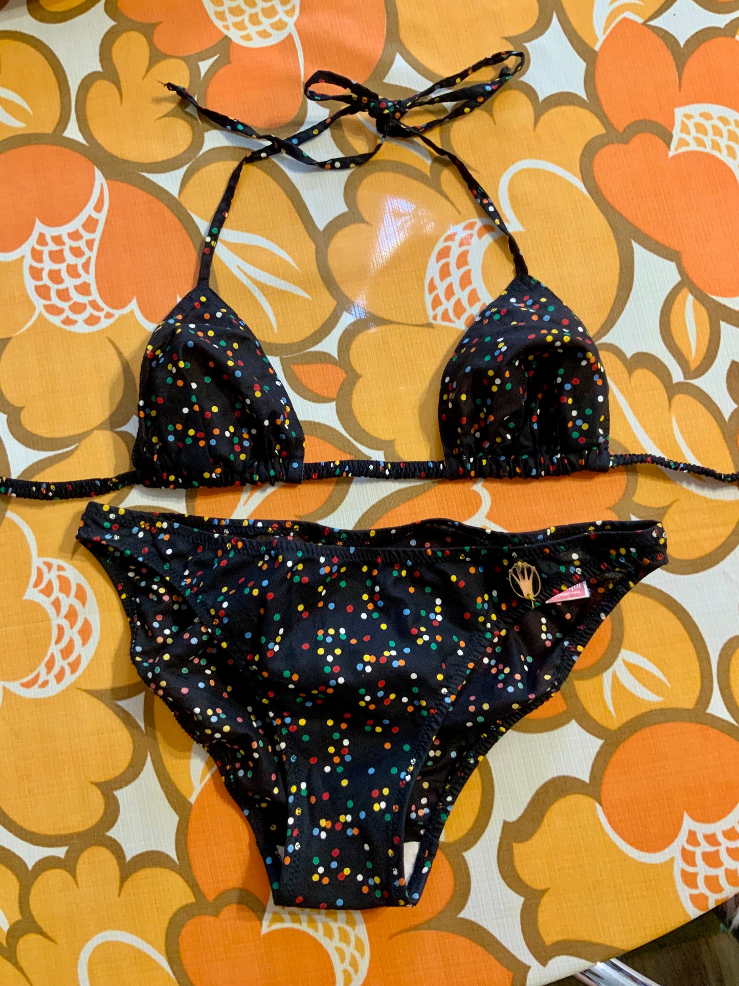 Maillot de bain 100% coton Triumph Vintage 1970- T36