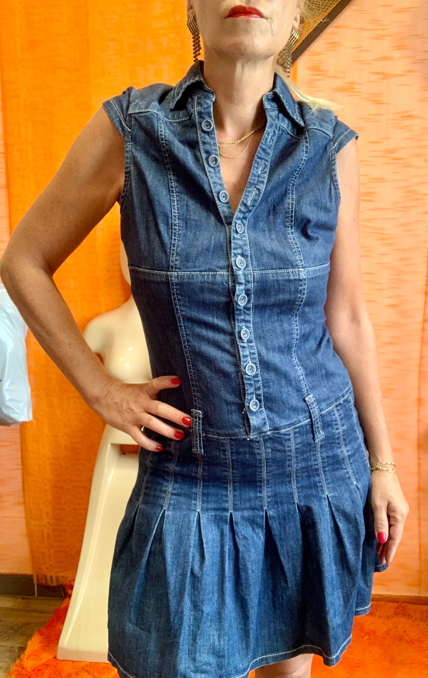 Robe Denim Vintage 1990 No Excuse- T38 maxi.