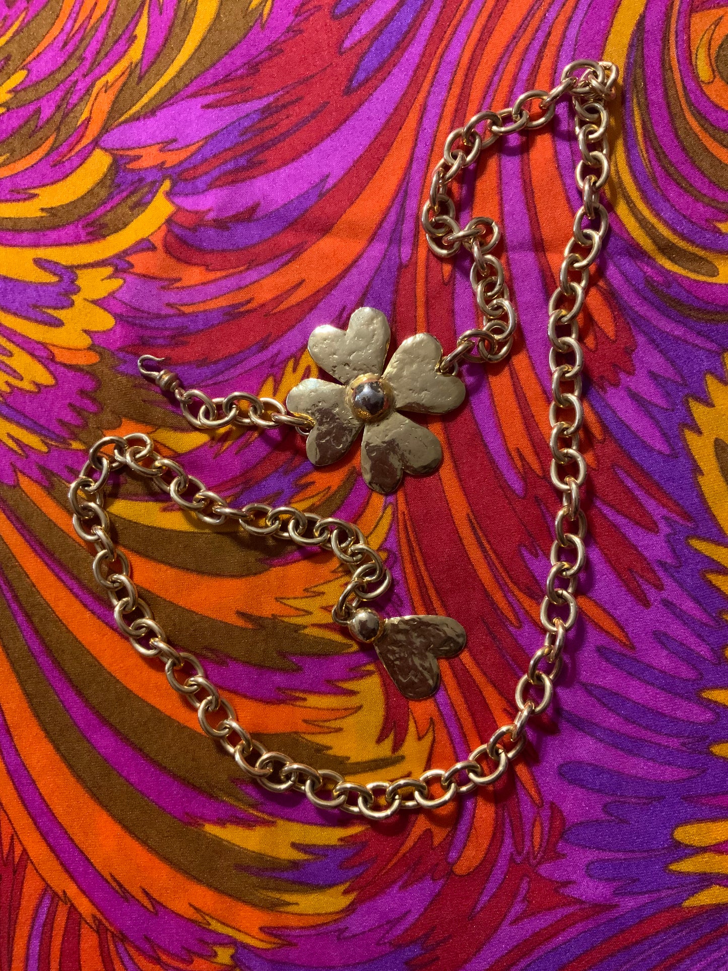 Ceinture chaine métal Sonia Rykiel Vintage 1990