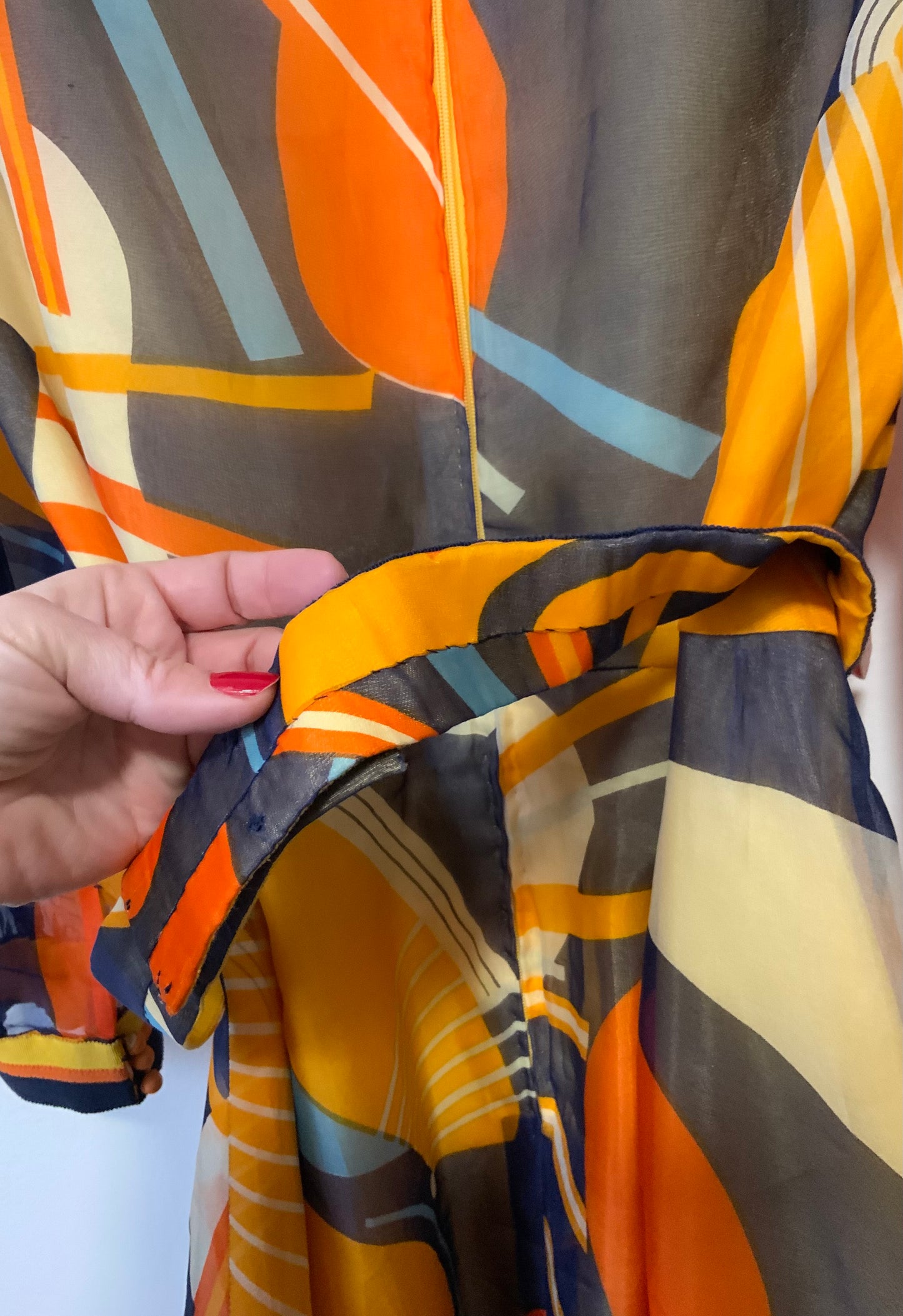 Fabuleuse Robe Confection main Seventies Vintage - T38