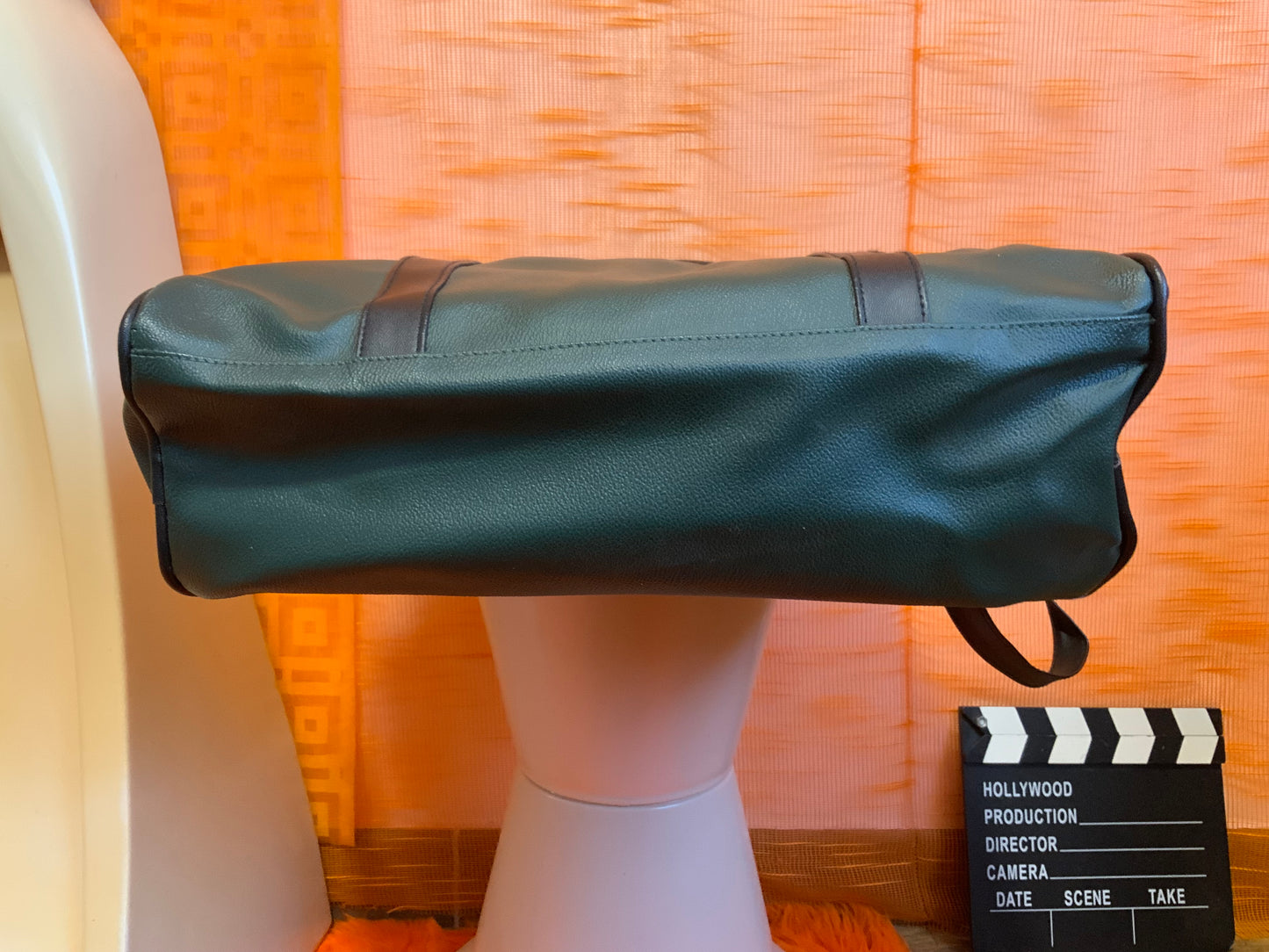 Sac Tapisserie Neuf Vintage Simili cuir et toile fleurs