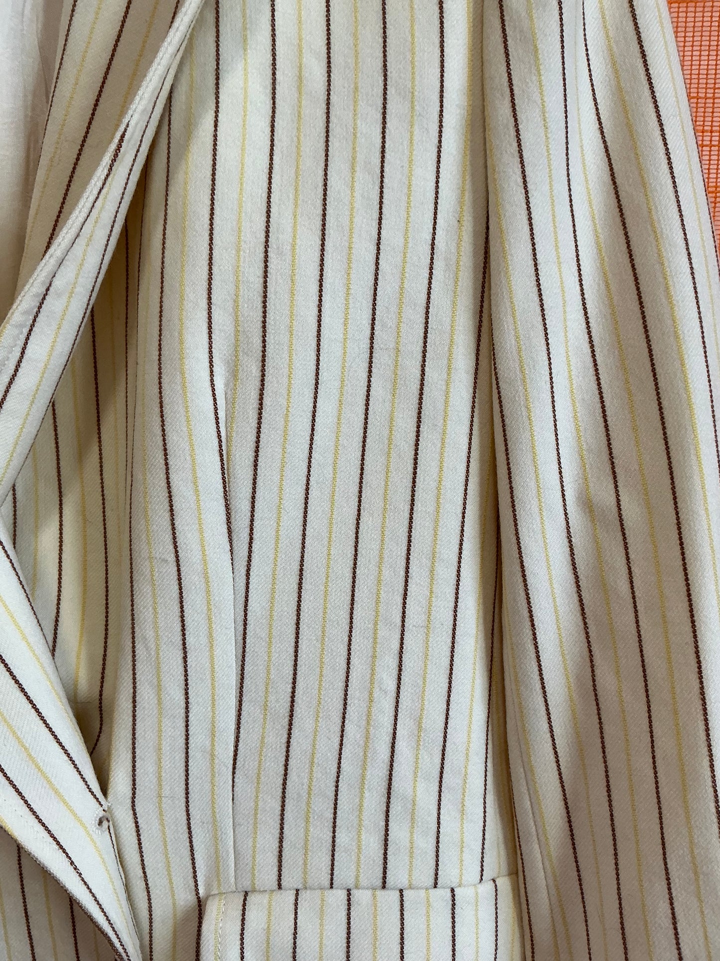 Veste Longue Blazer Rayures Original Deadstock Vintage 1970/80 - T40