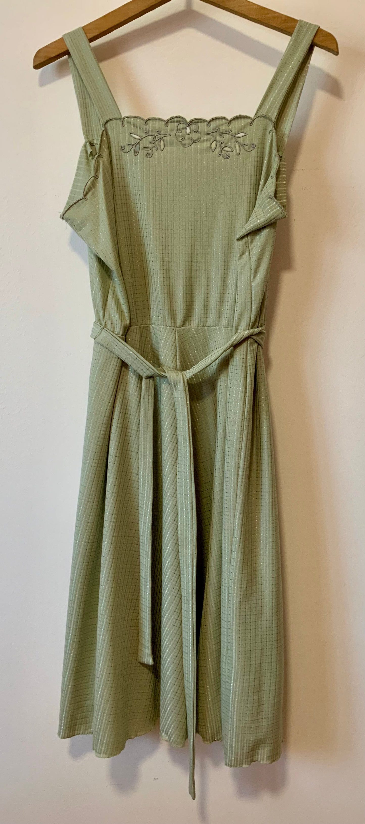 Ensemble Beauté 1960/70 Robe longue patineuse et sa veste Vintage - T44