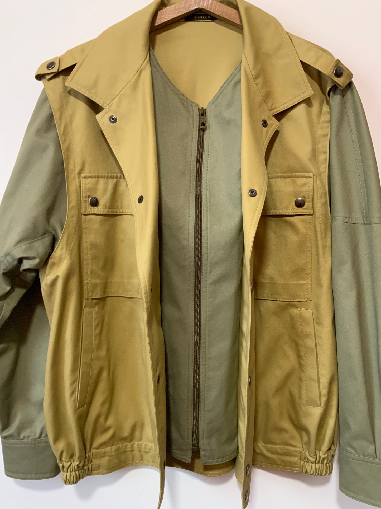 Blouson Élégant Vintage Jupiter 1980 Mixte