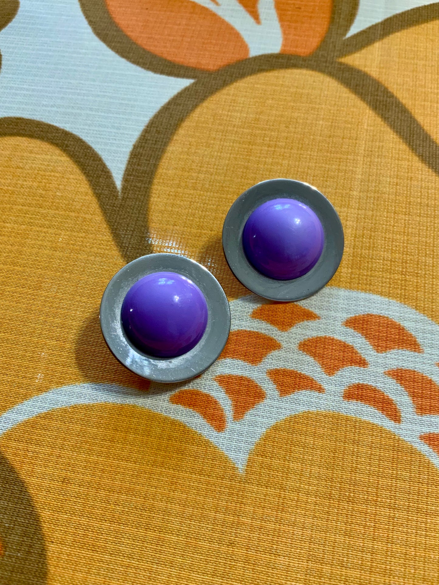 Boucles d’oreilles Design Pur Vintage 1980