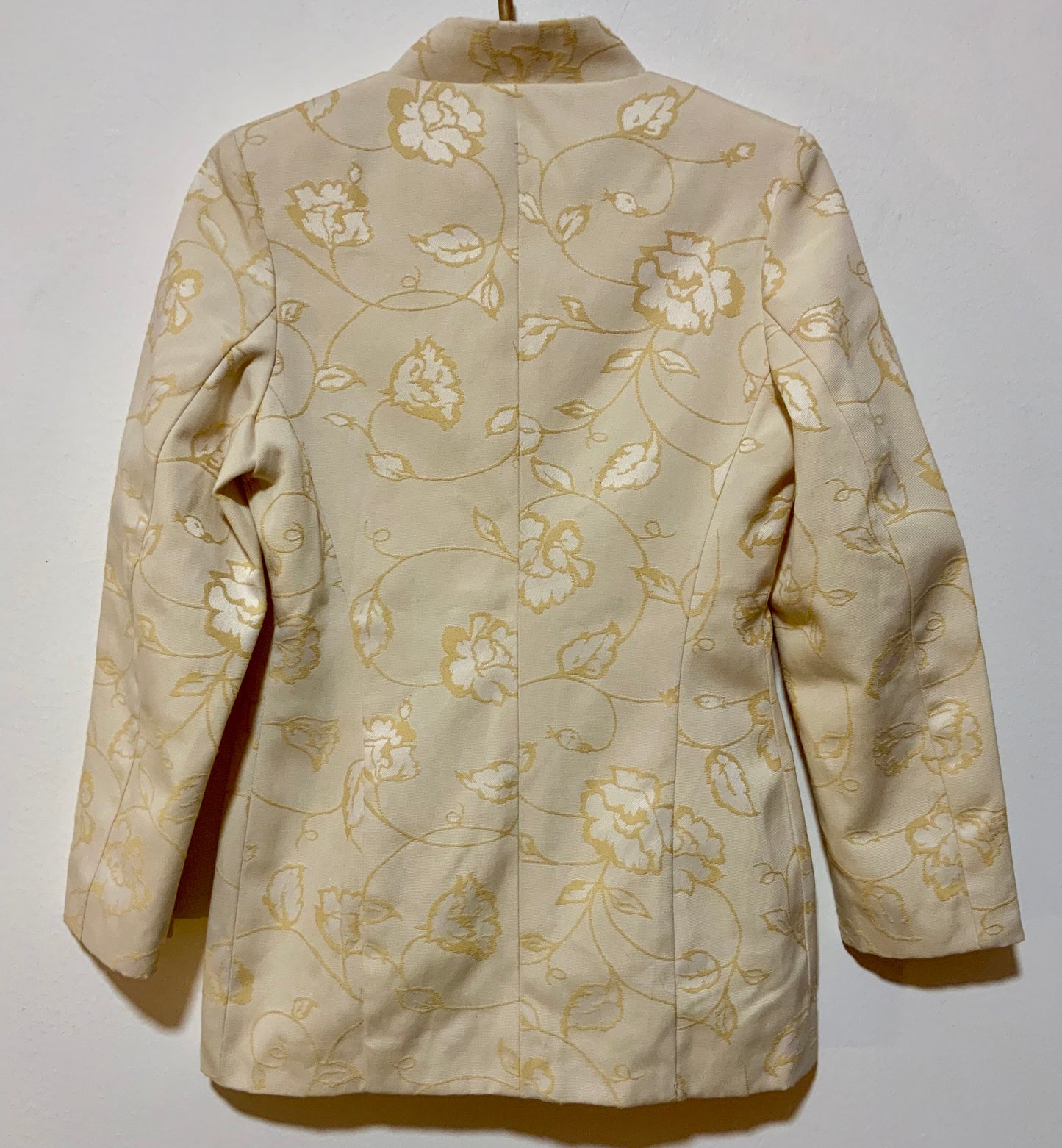 Veste Chinoise Confection Main Vintage Pépite Fleurs 1980