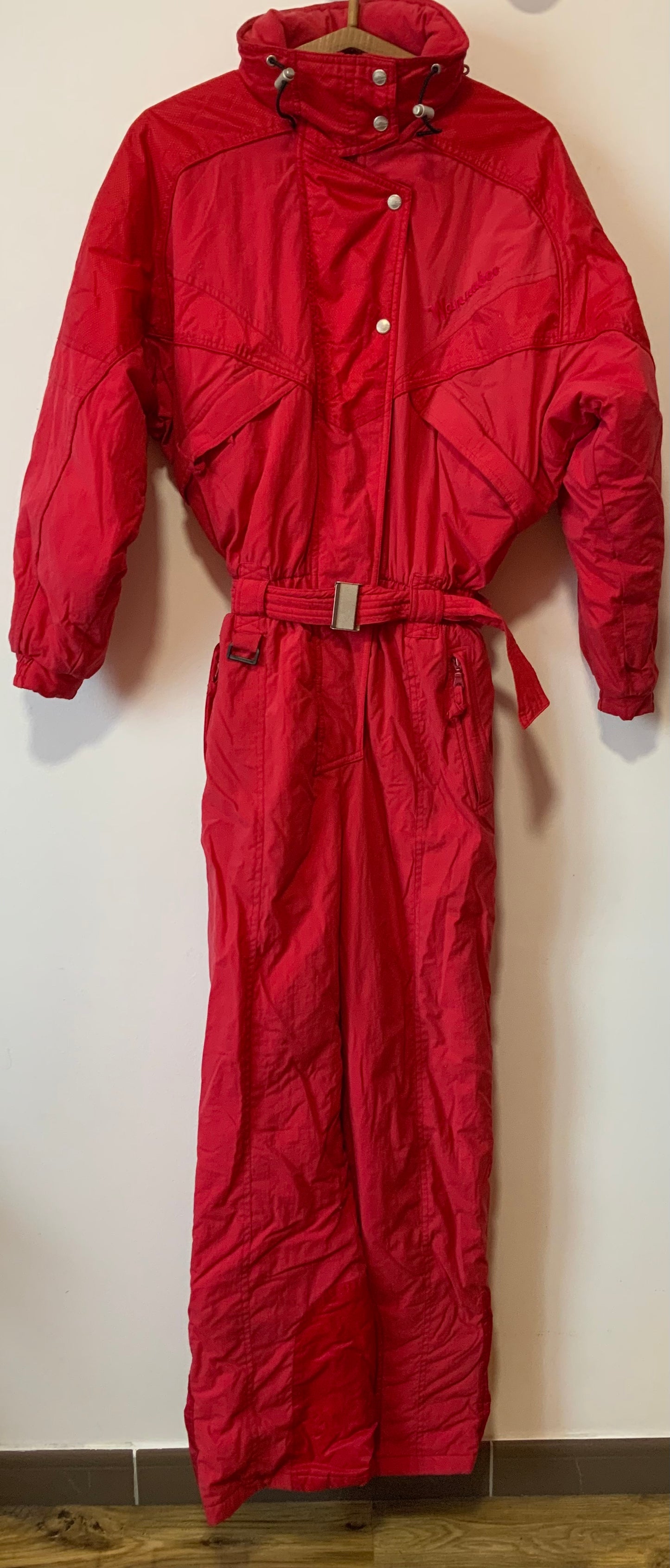 Combinaison de Ski Vintage 2000 Rouge 🌹