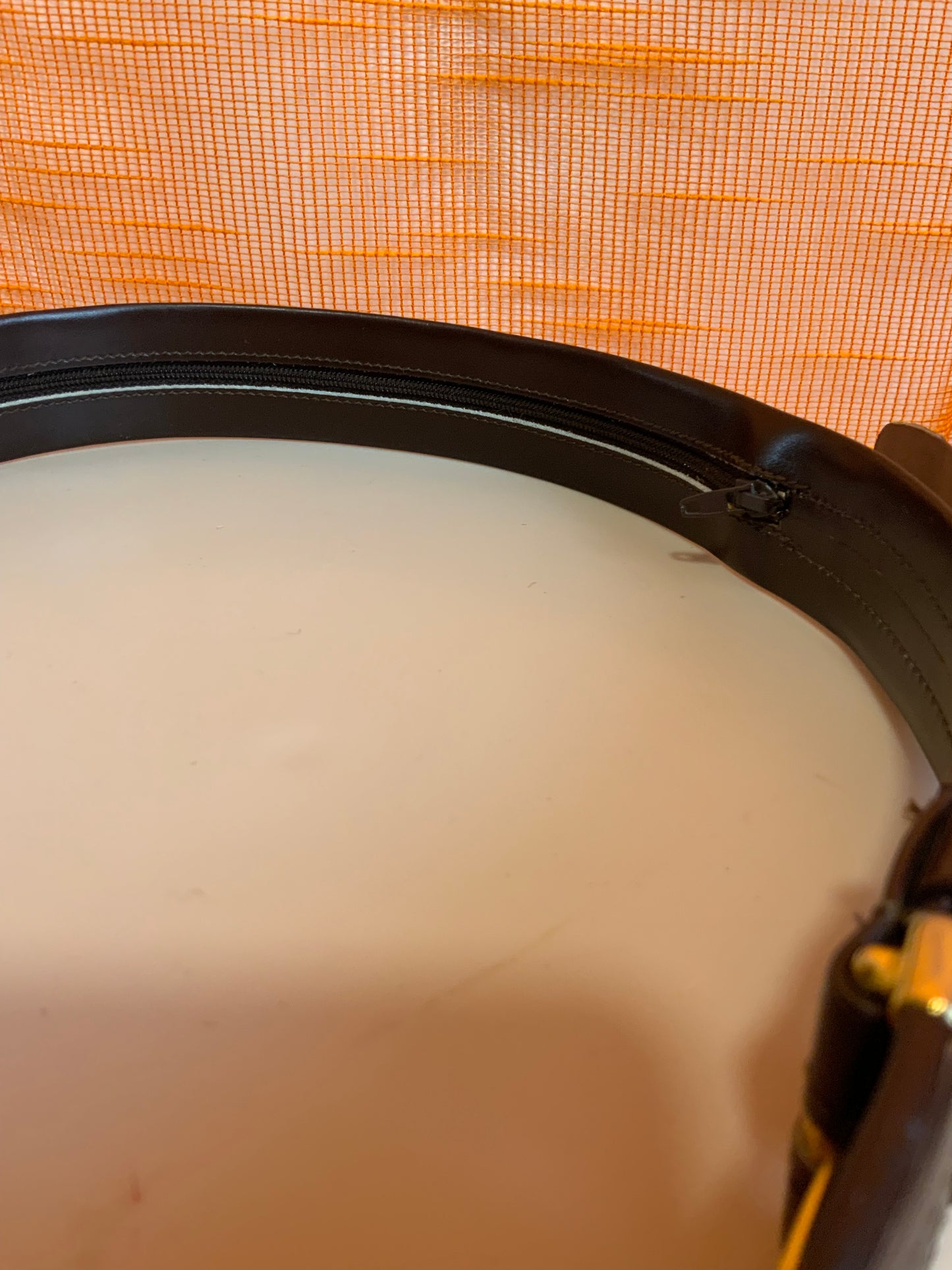 Ceinture Cuir avec Zip intérieur Made in France Vintage Douglas