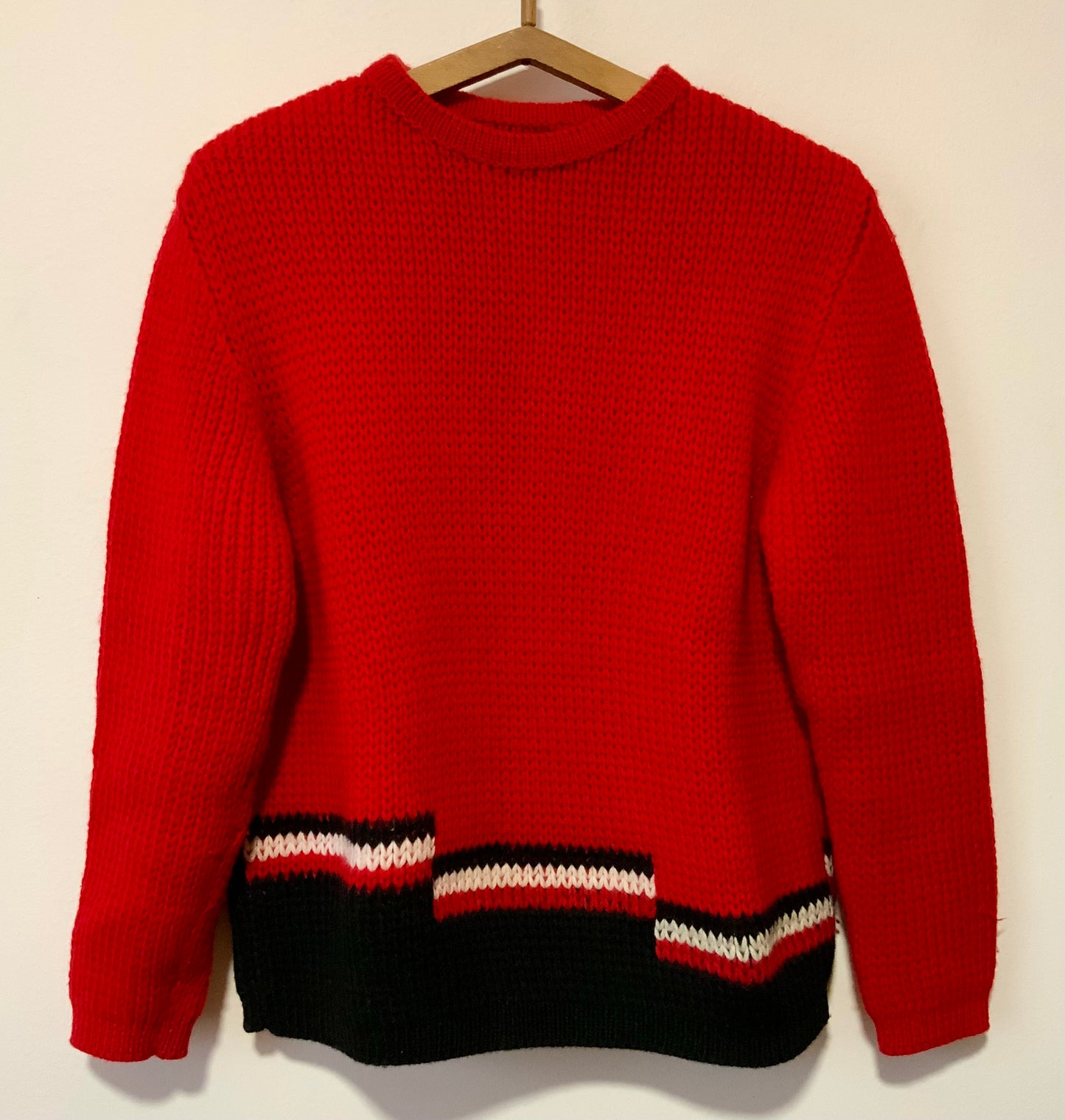 Pull tricoté Création Oberlene Paris Vintage 1970/80