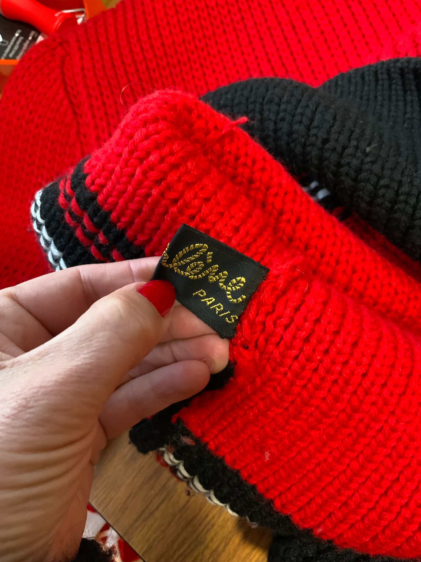 Pull tricoté Création Oberlene Paris Vintage 1970/80
