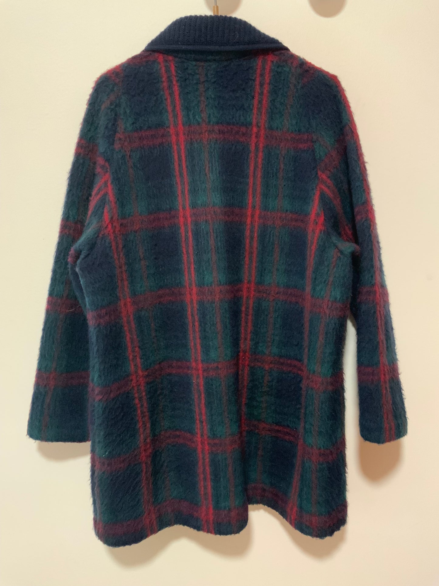 Manteau Ecossais 100% Pure Laine vierge Pépite Vintage France