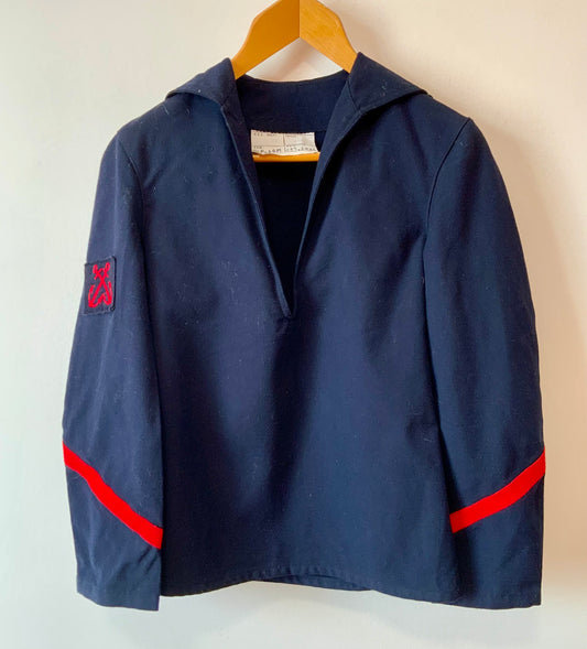 Haut Vareuse Marin Authentique Vintage Uniforme