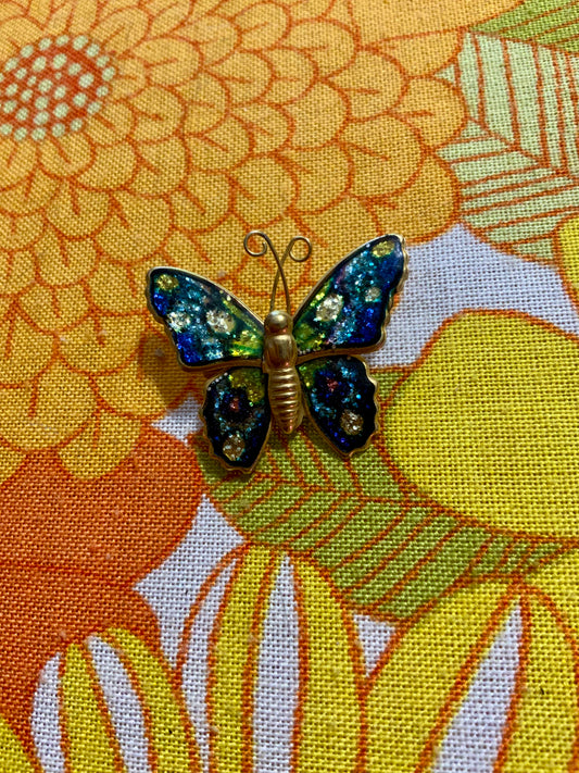 Broche Papillon Vintage