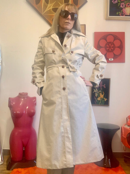 Magnifique Trench Pépite Vintage 1970