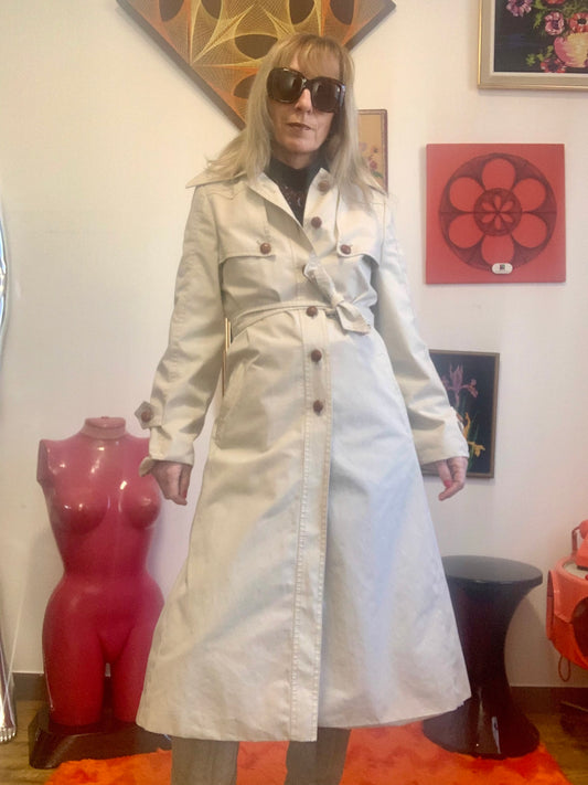 Magnifique Trench 1970 Vintage Pépite
