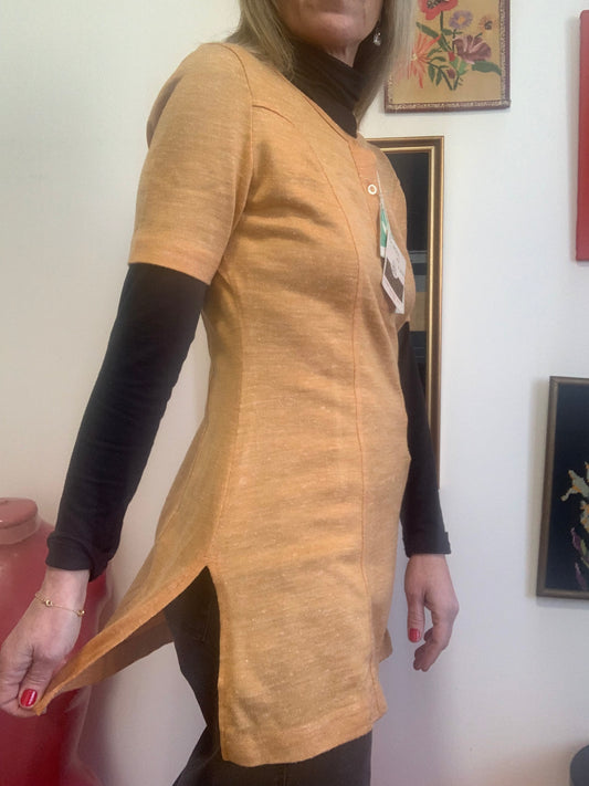 Pull tricot tunique Neuve 1970 Deadstock Vintage France