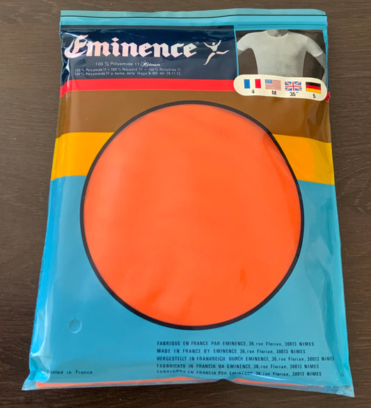 Tee-shirt Orange Éminence Vintage 1970/80 Orange Deadstock
