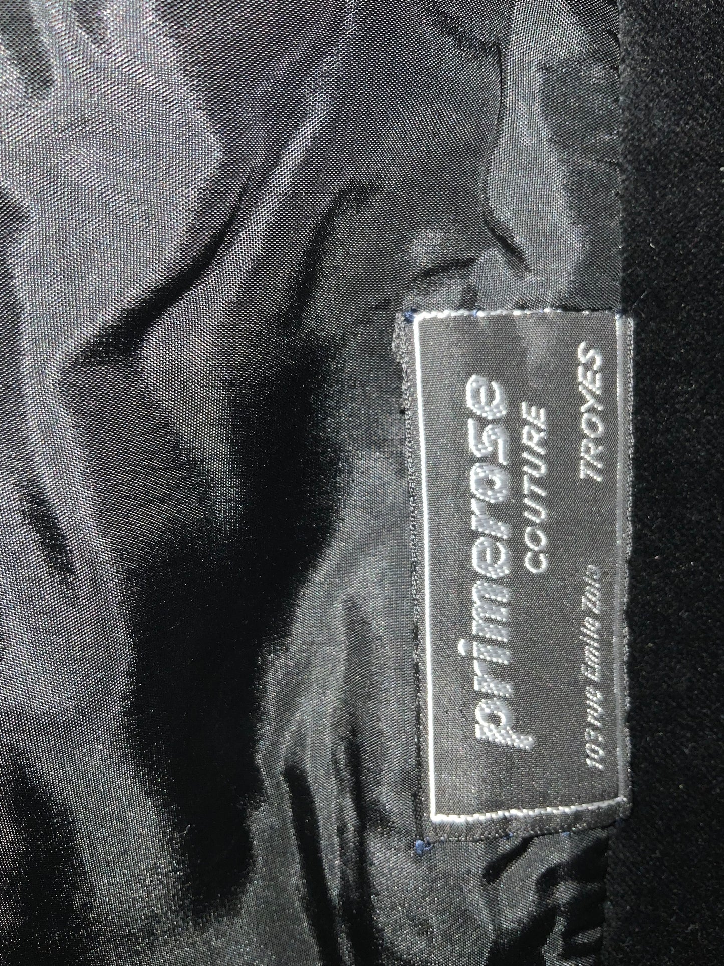 Veste blazer Velours attaches grenouilles Beauté Vintage France 1980