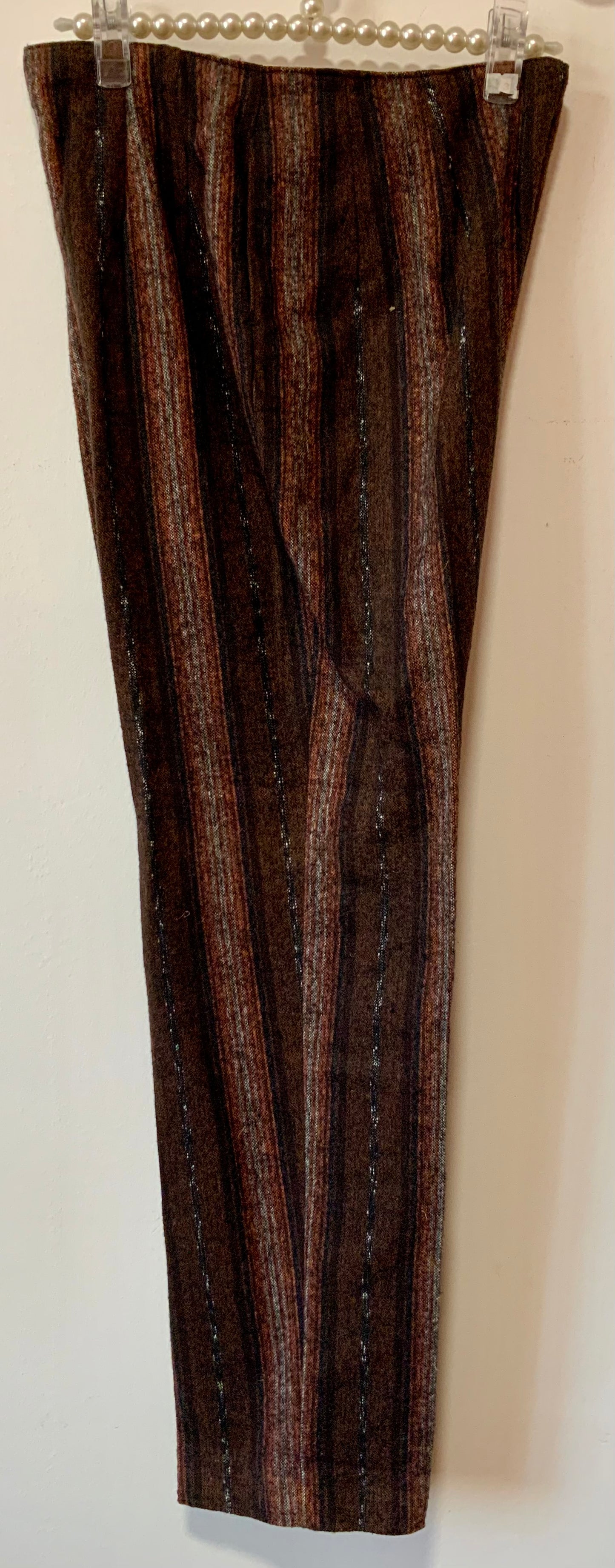 Pantalon Droit Vintage 1980 Neuf Deadstock à rayures - Avec son Etiquette de vente