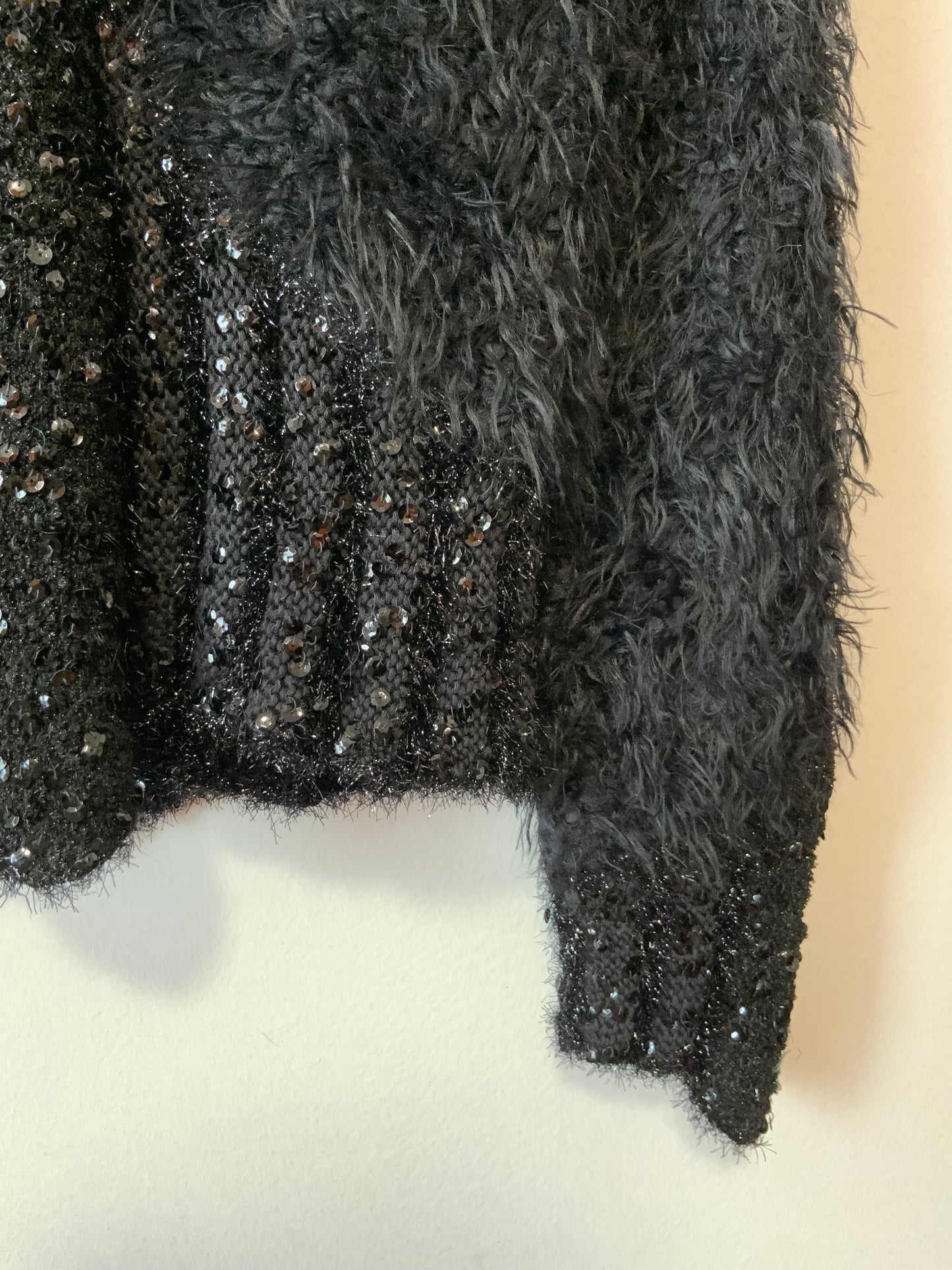 Merveilleux pull Tricoté Pailleté Confection main Modèle Anny Blatt