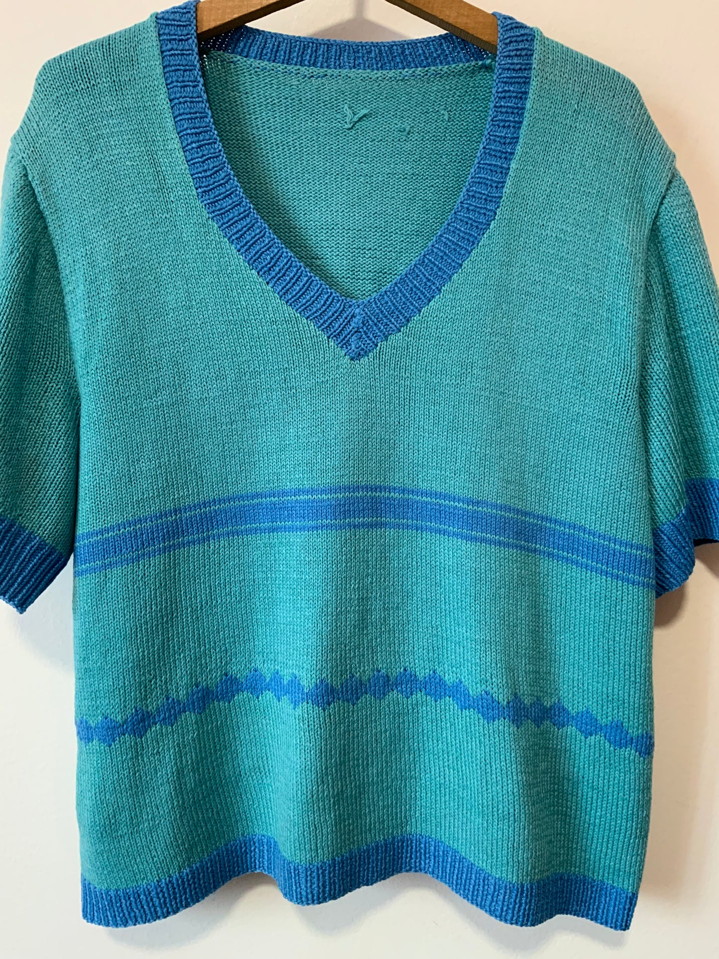 Tricot Main Rayures Vintage