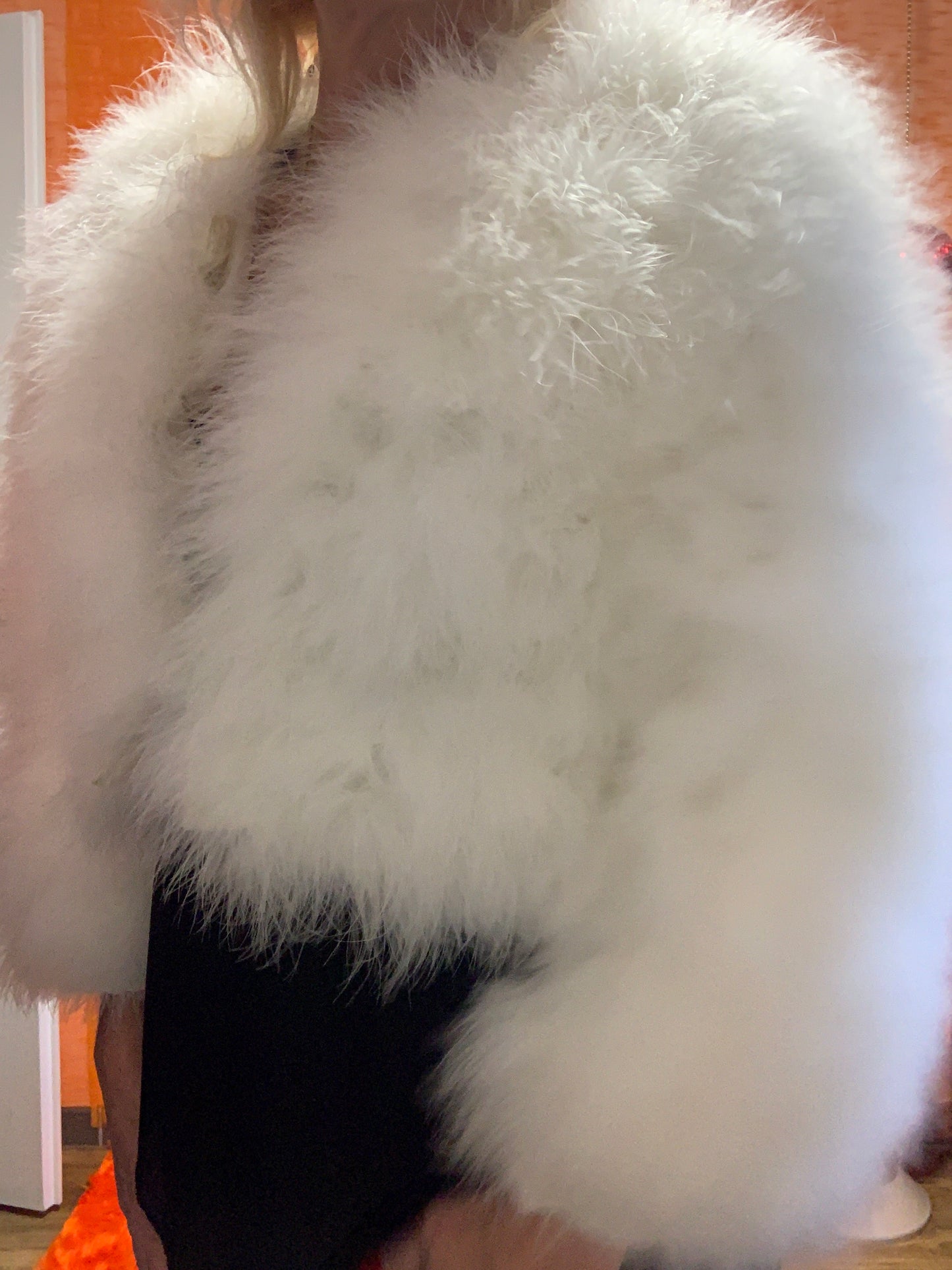 Piece d’exception Gilet en plumes duvet d’oie Vintage France Creation à la main