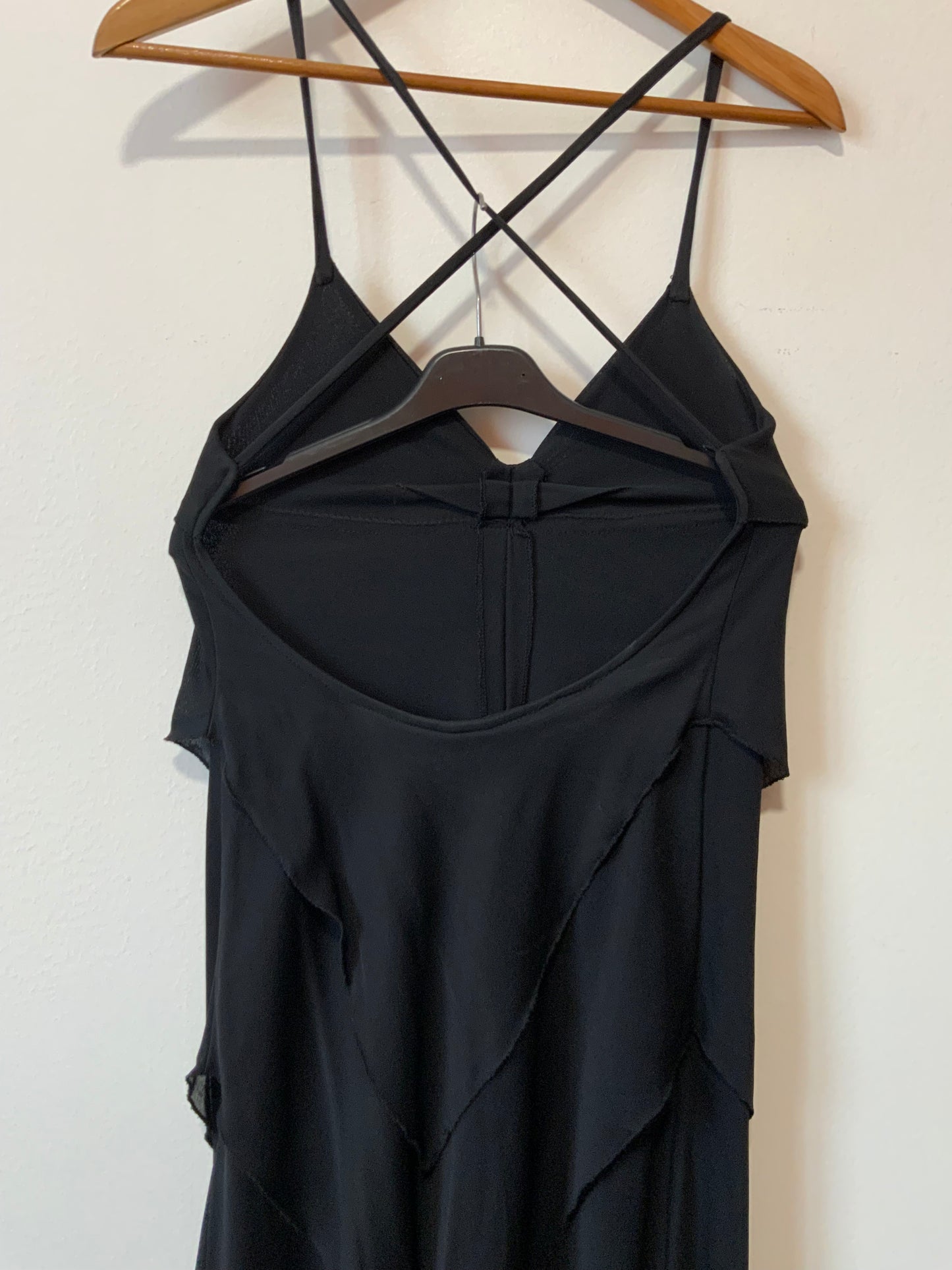 Authentique grande robe de soirée, fêtes 1970 avec son Boa Création