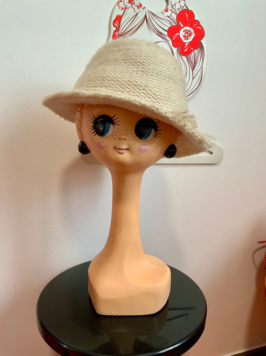 Chapeau Chic Laine Vintage France Tricot Élégance