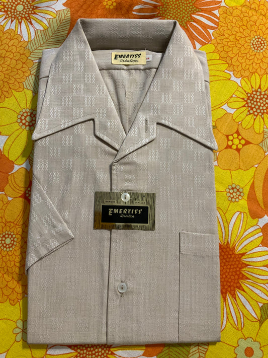 Chemise Vintage Deadstock 1970 France Chic