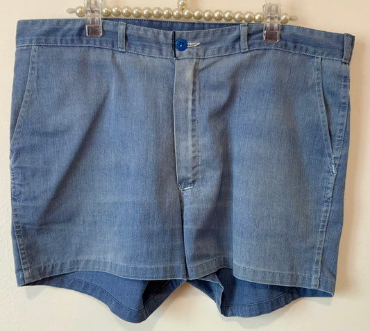 Short coton denim Vintage 1980 France