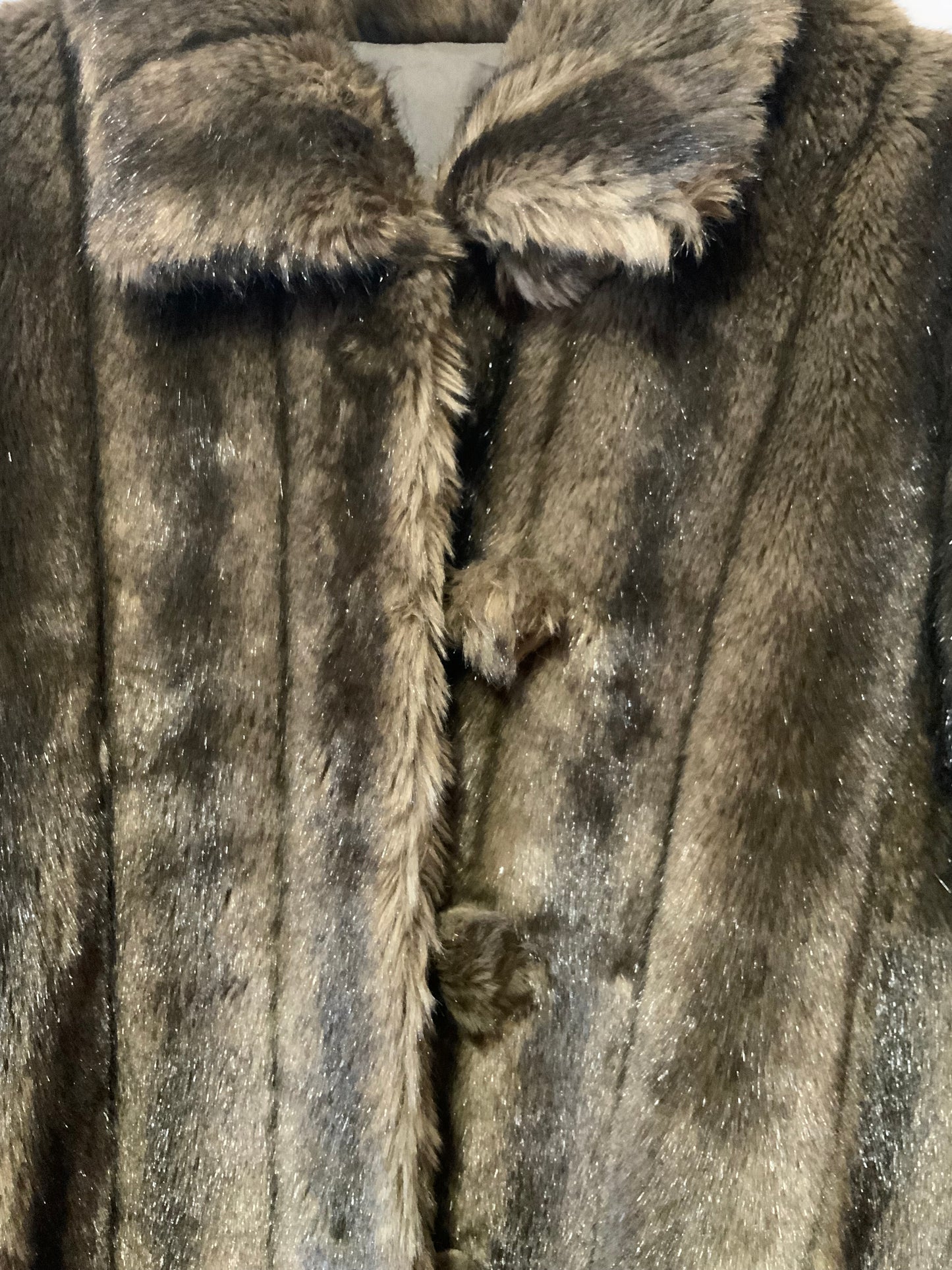 Gros manteau Fausse Fourrure 3/4 Vintage Élégance 1970/80