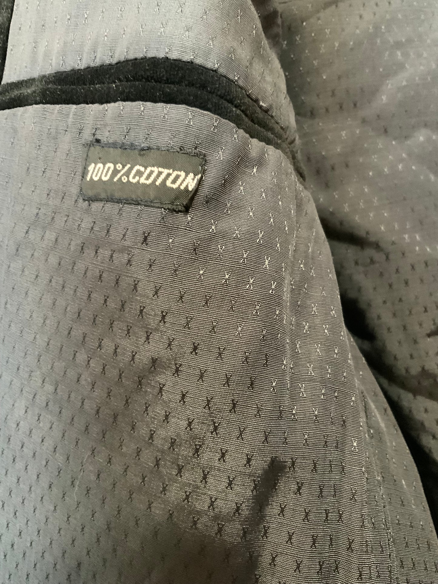 Très belle veste Vintage gros velours noir Chic