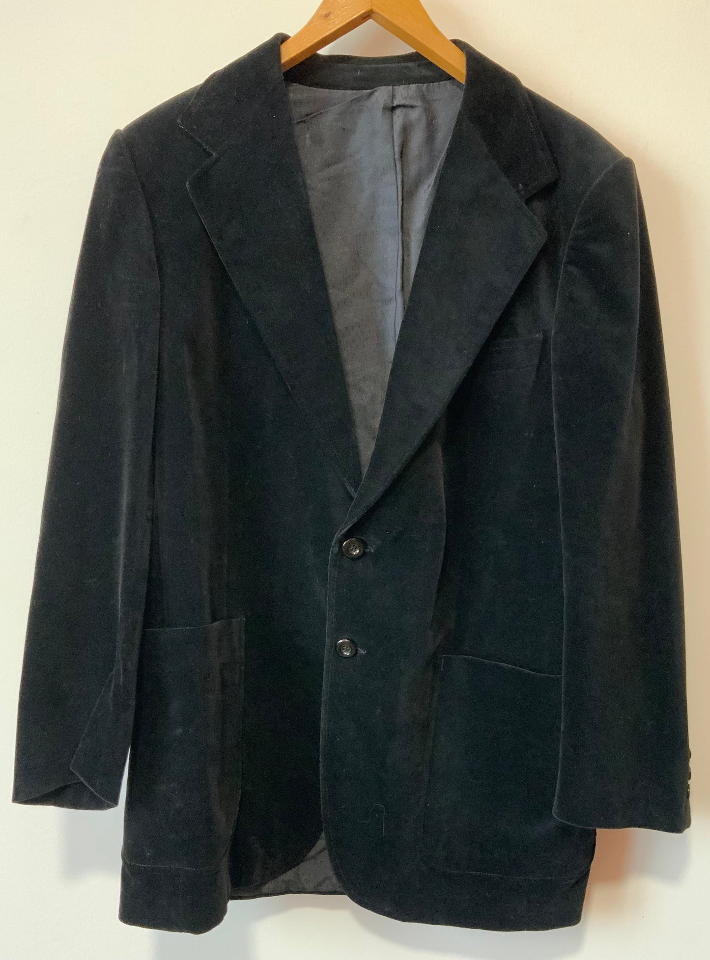 Très belle veste Vintage gros velours noir Chic