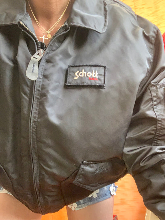 Le blouson bombers Schott 1990 Vintage Incontournable