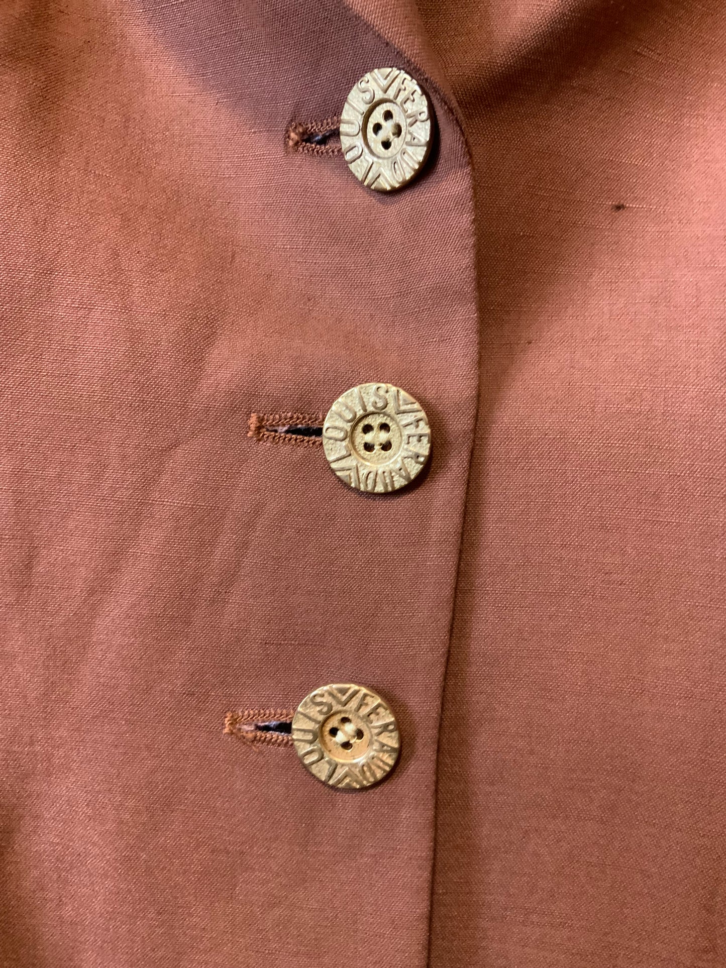 Superbe Veste Louis Feraud Vintage Paris Boutons magnifiques Epaulettes