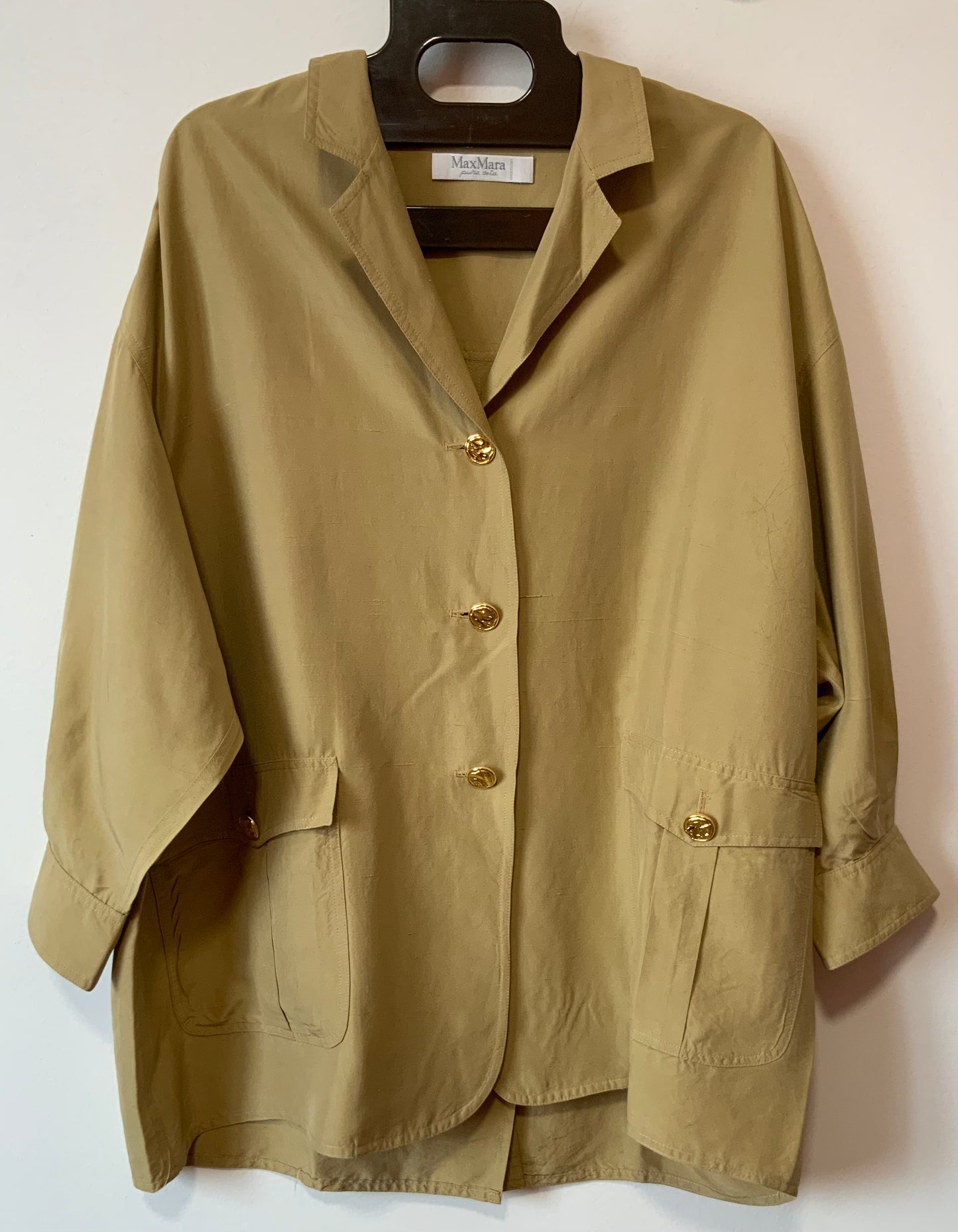 Grande Chemise Soie Viscose Max Mara Vintage Chic