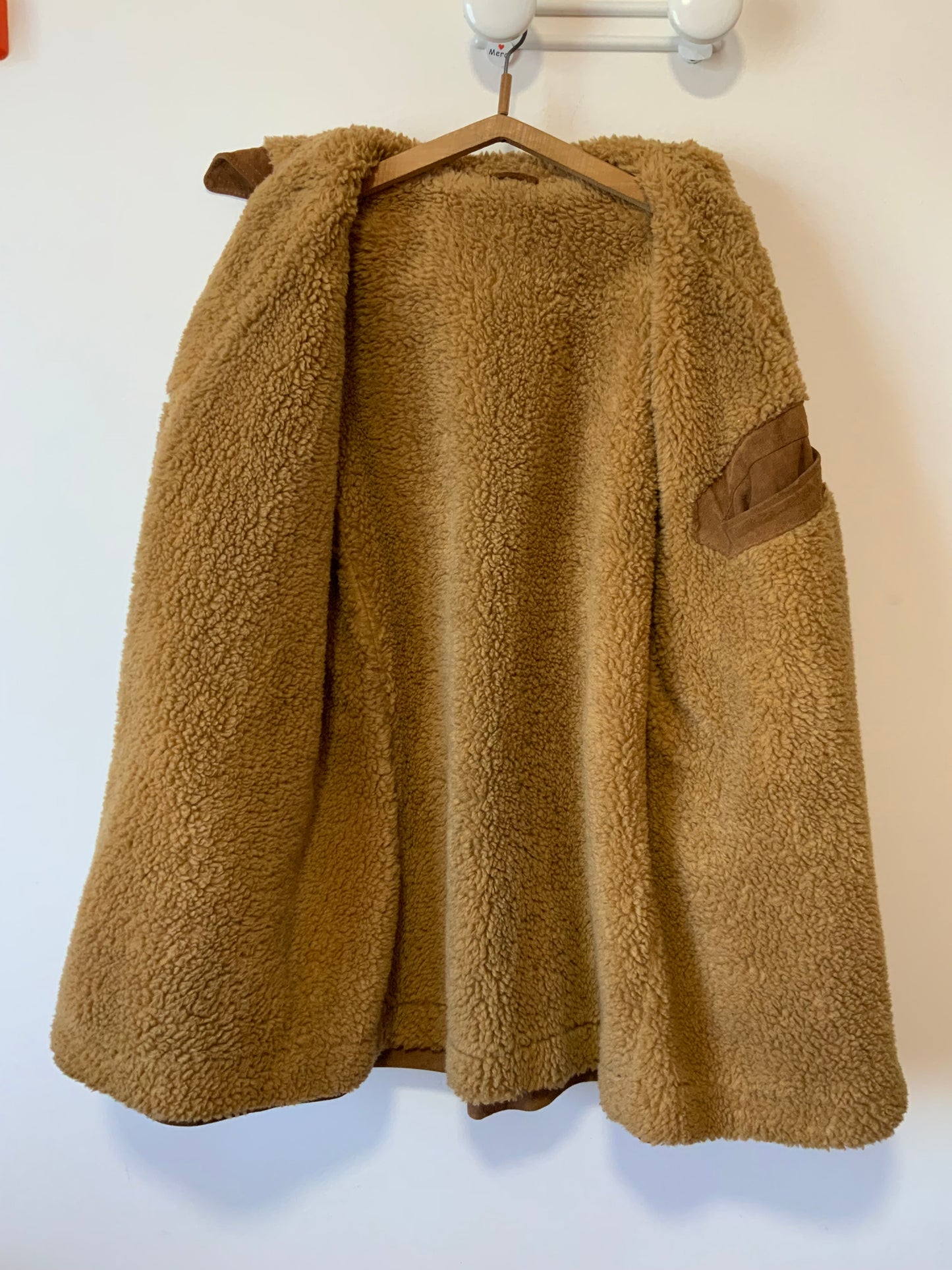 Superbe Canadienne Manteau avec ceinture Daim Pepite Vintage Qualité Fourreur