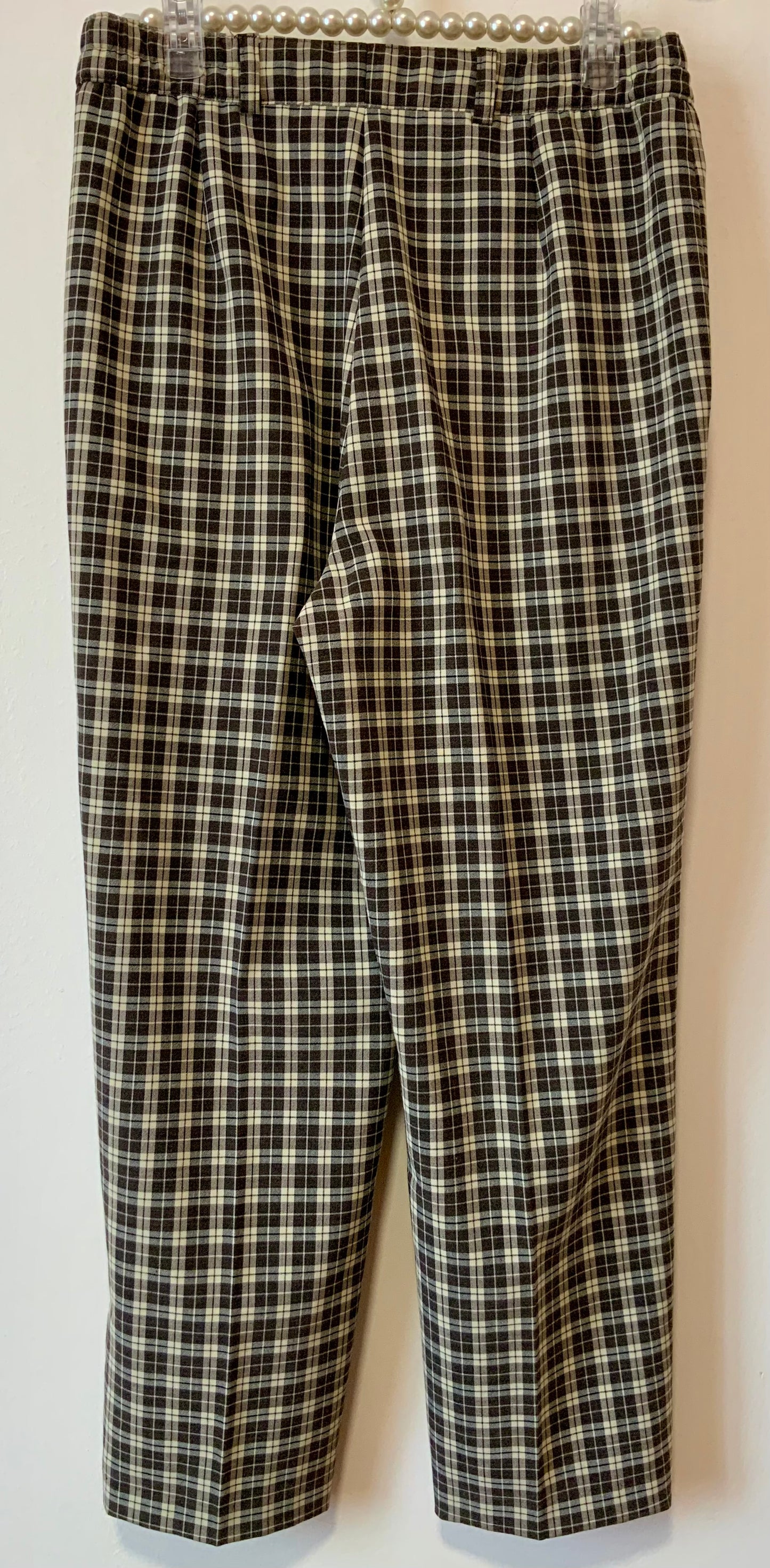 Pantalon à pinces Écossais Tartan Vintage Fus Europe