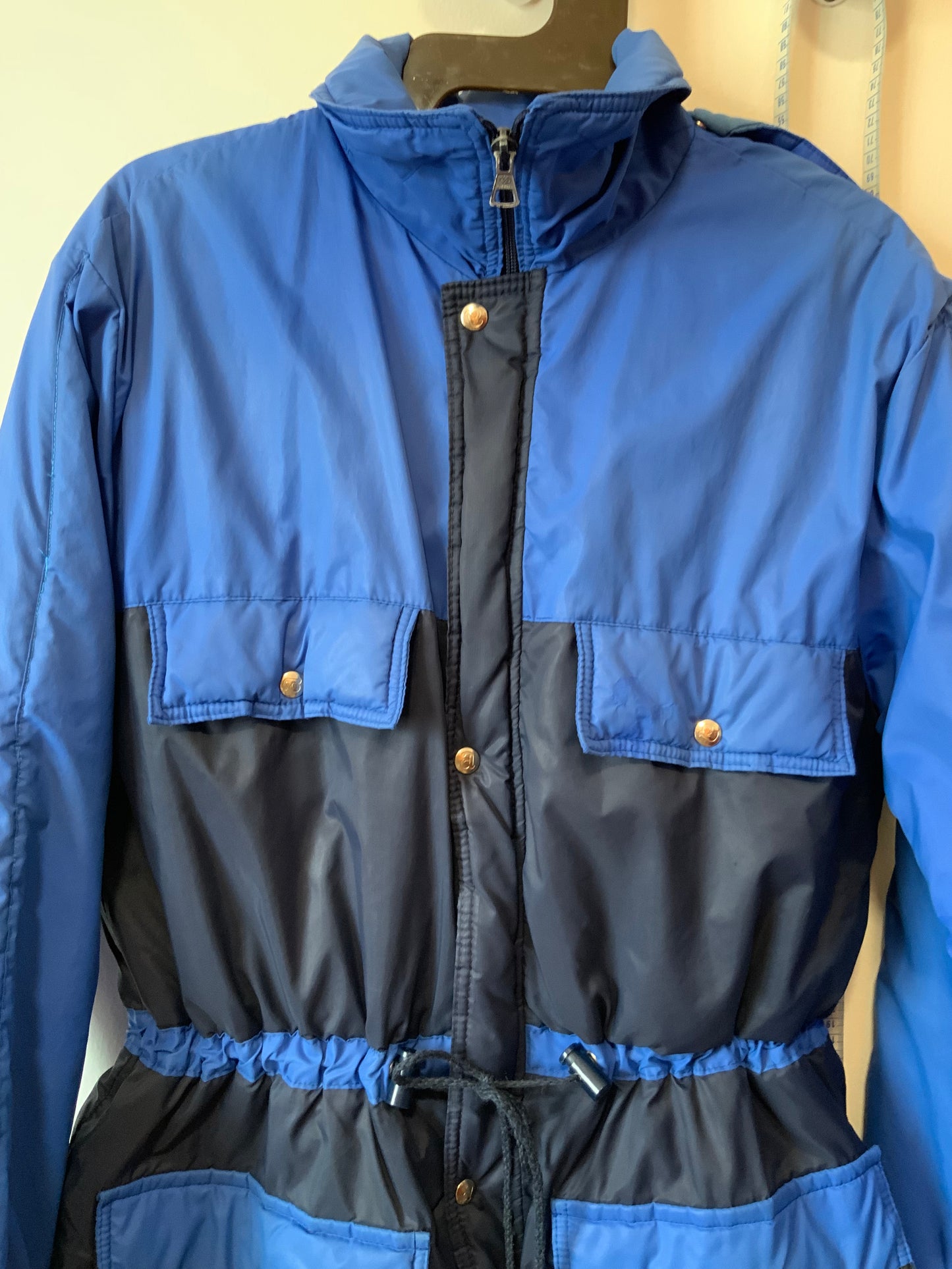 Anorak Parka Vintage Bleu très stylé Hiver France