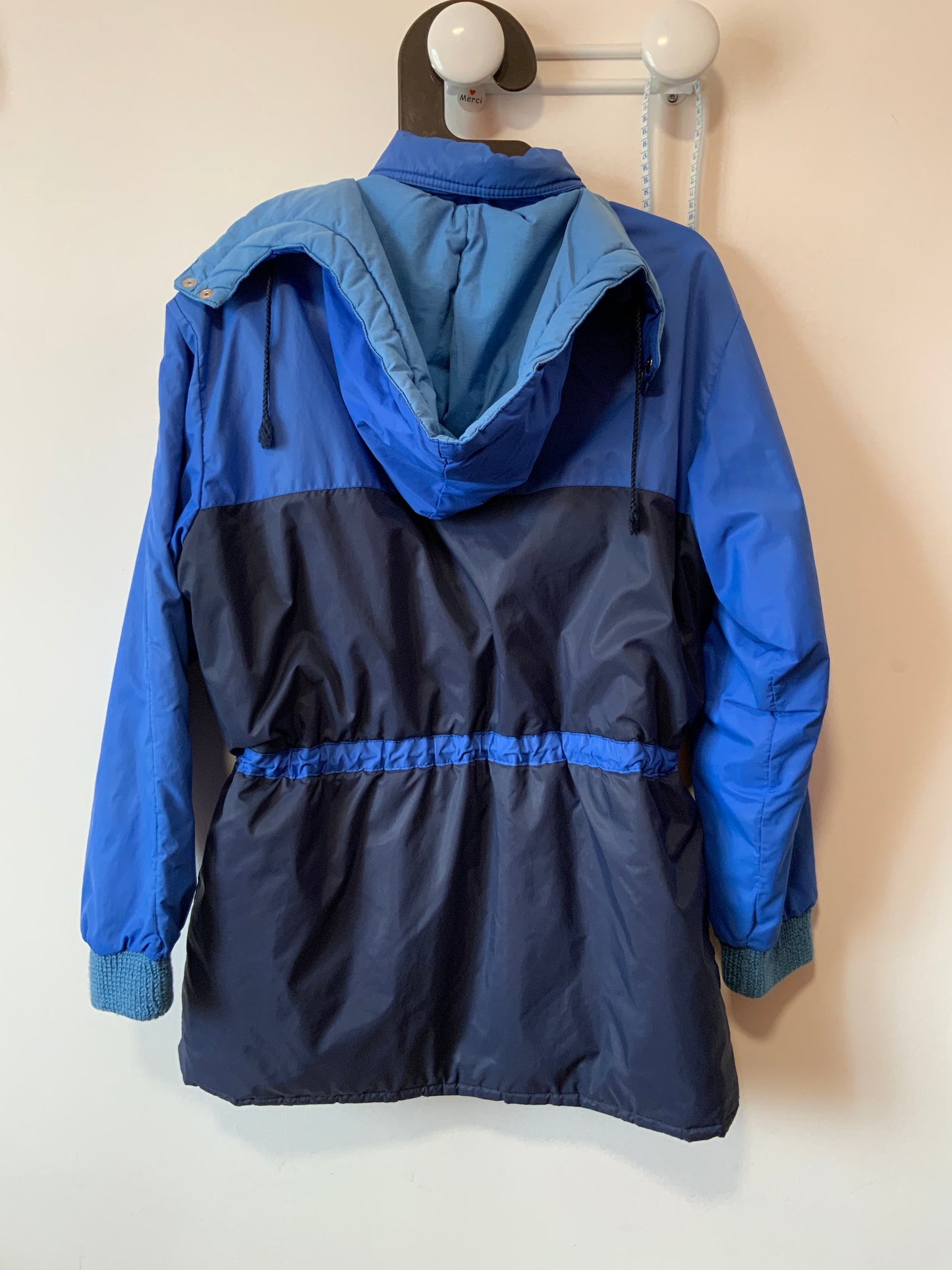 Anorak Parka Vintage Bleu très stylé Hiver France
