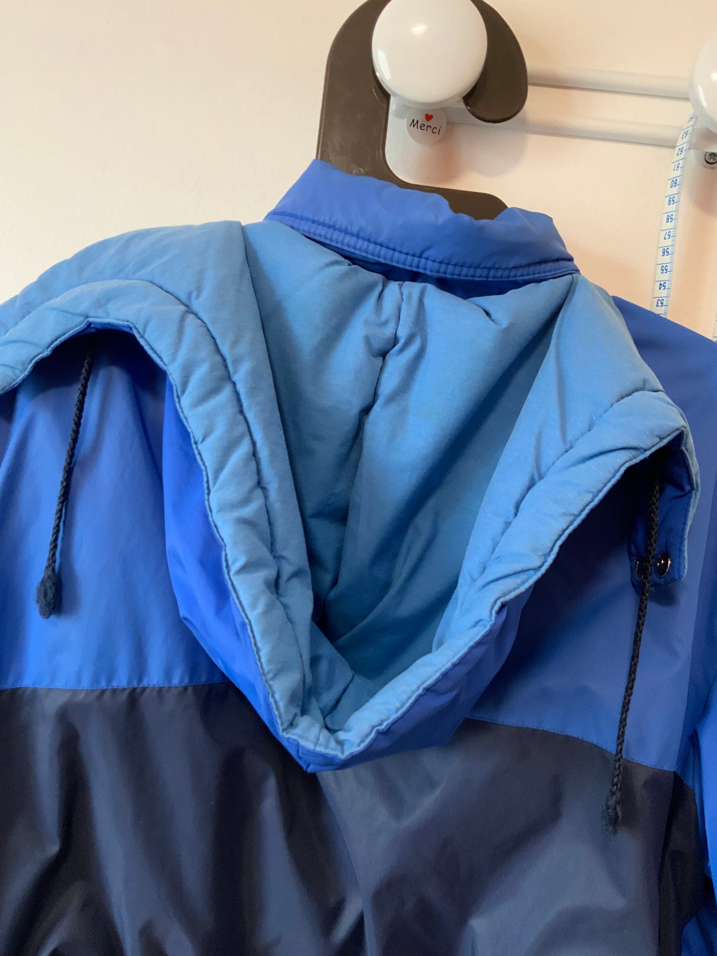 Anorak Parka Vintage Bleu très stylé Hiver France