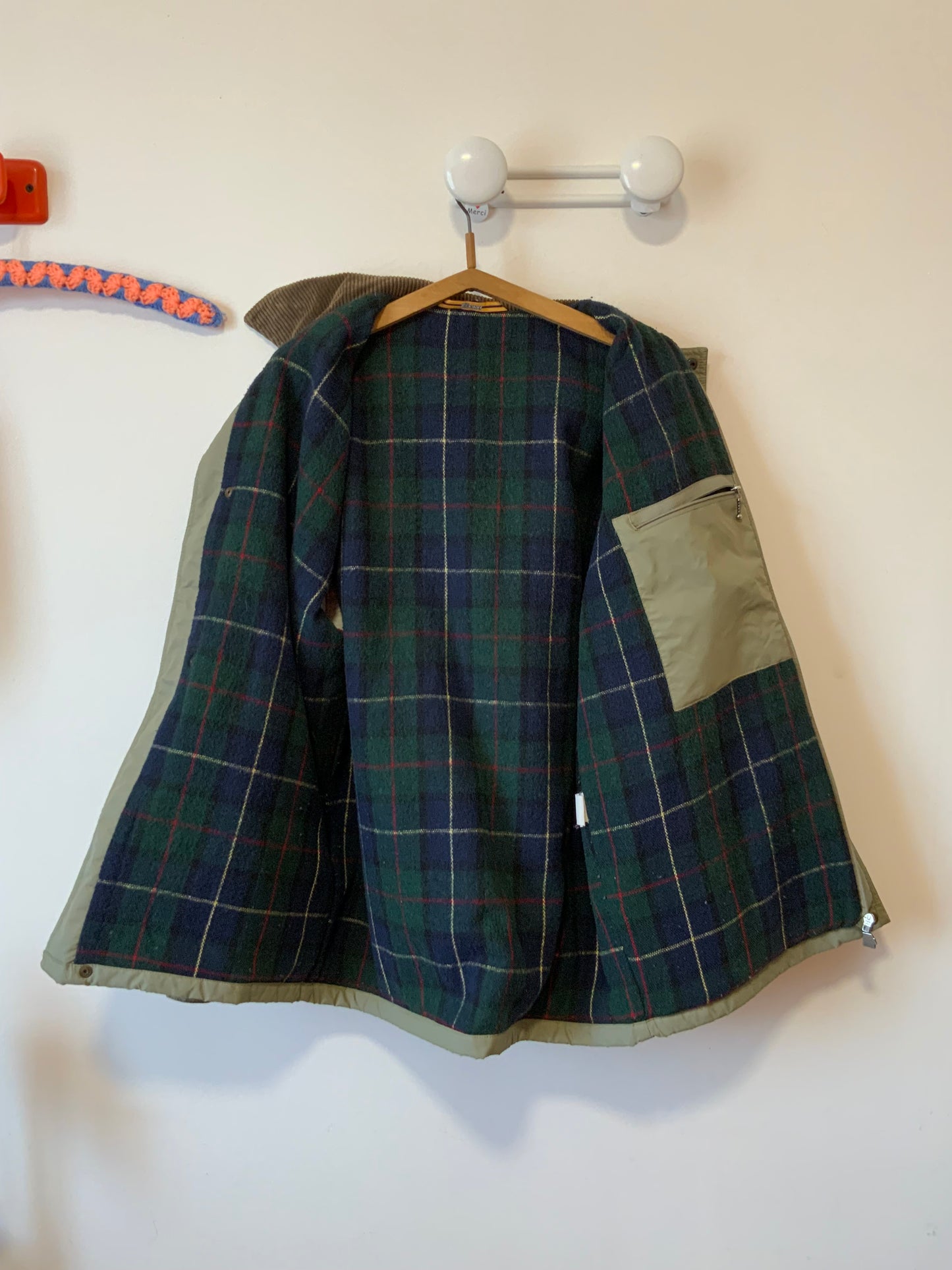 Blouson K Way Ecossais Vintage Chic Mixte