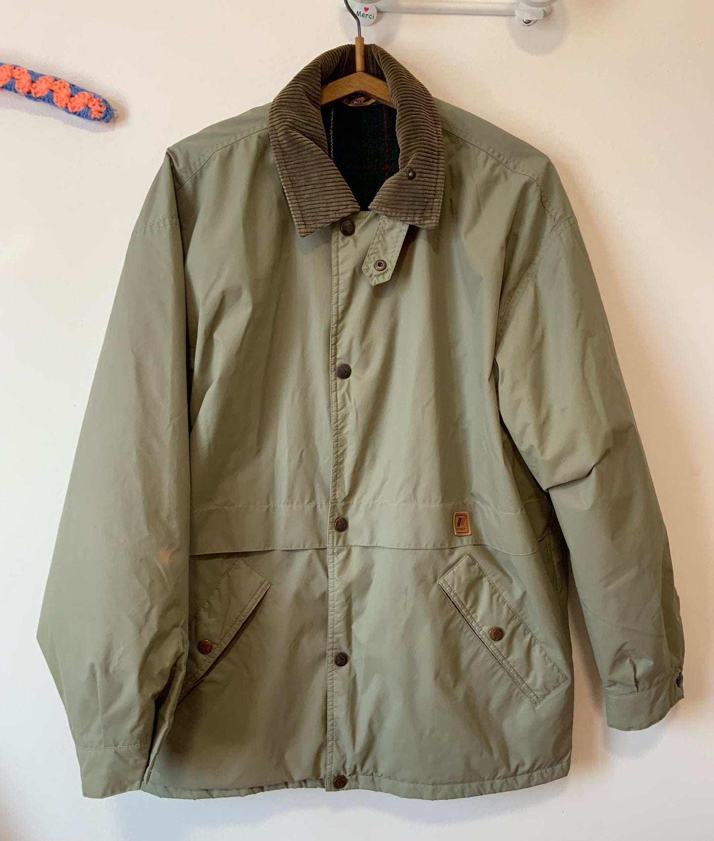 Blouson K Way Ecossais Vintage Chic Mixte